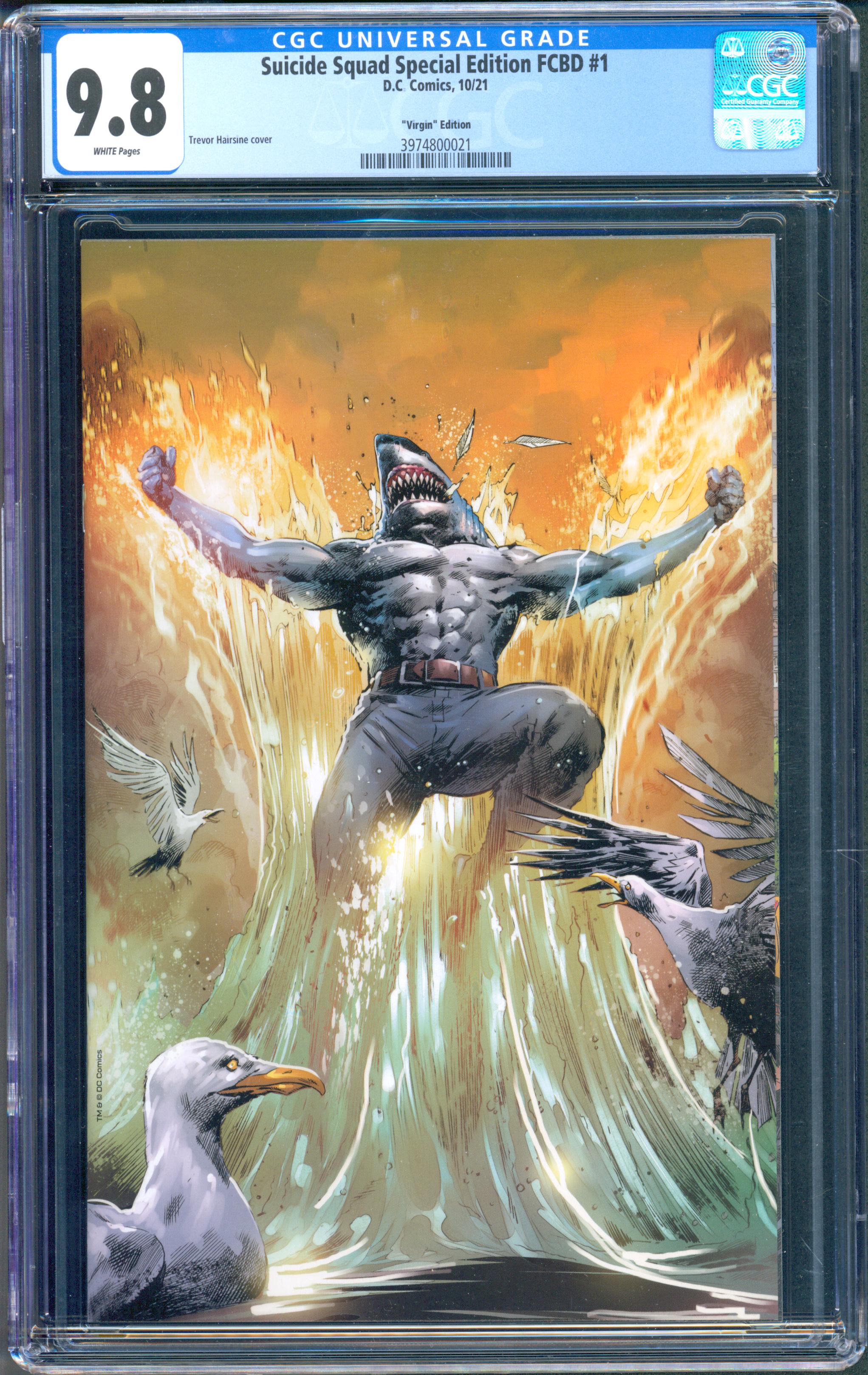 Suicide Squad Special Edition FCBD #1 Virgin Edition (DC, 2021) CGC 9.8