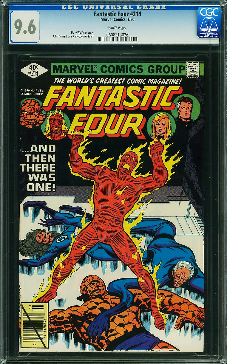 Fantastic Four #214 (1980) CGC 9.6