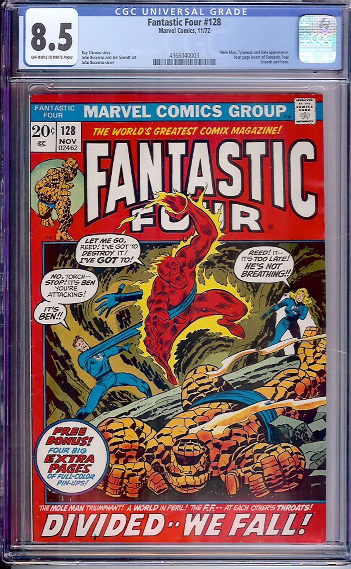 Fantastic Four #128 (Marvel, 1972) CGC 8.5