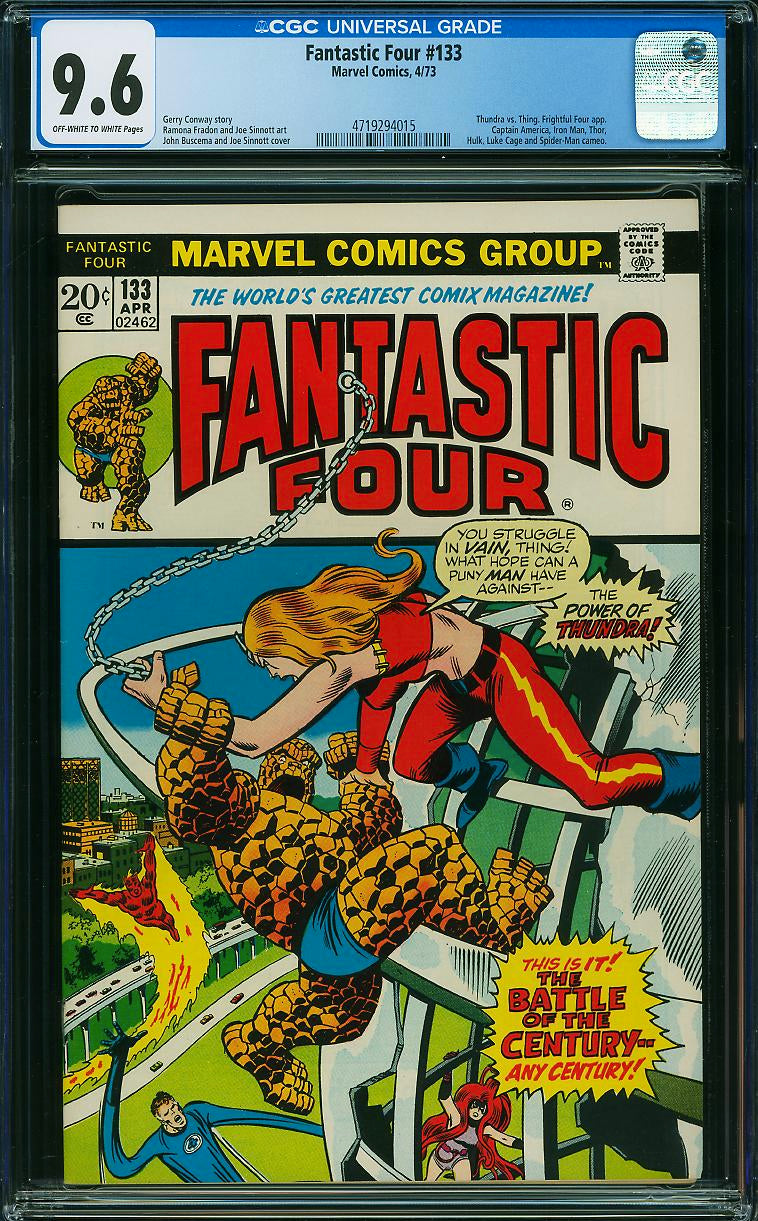 Fantastic Four #133 (Marvel, 1973) CGC 9.6 – Second Highest Graded