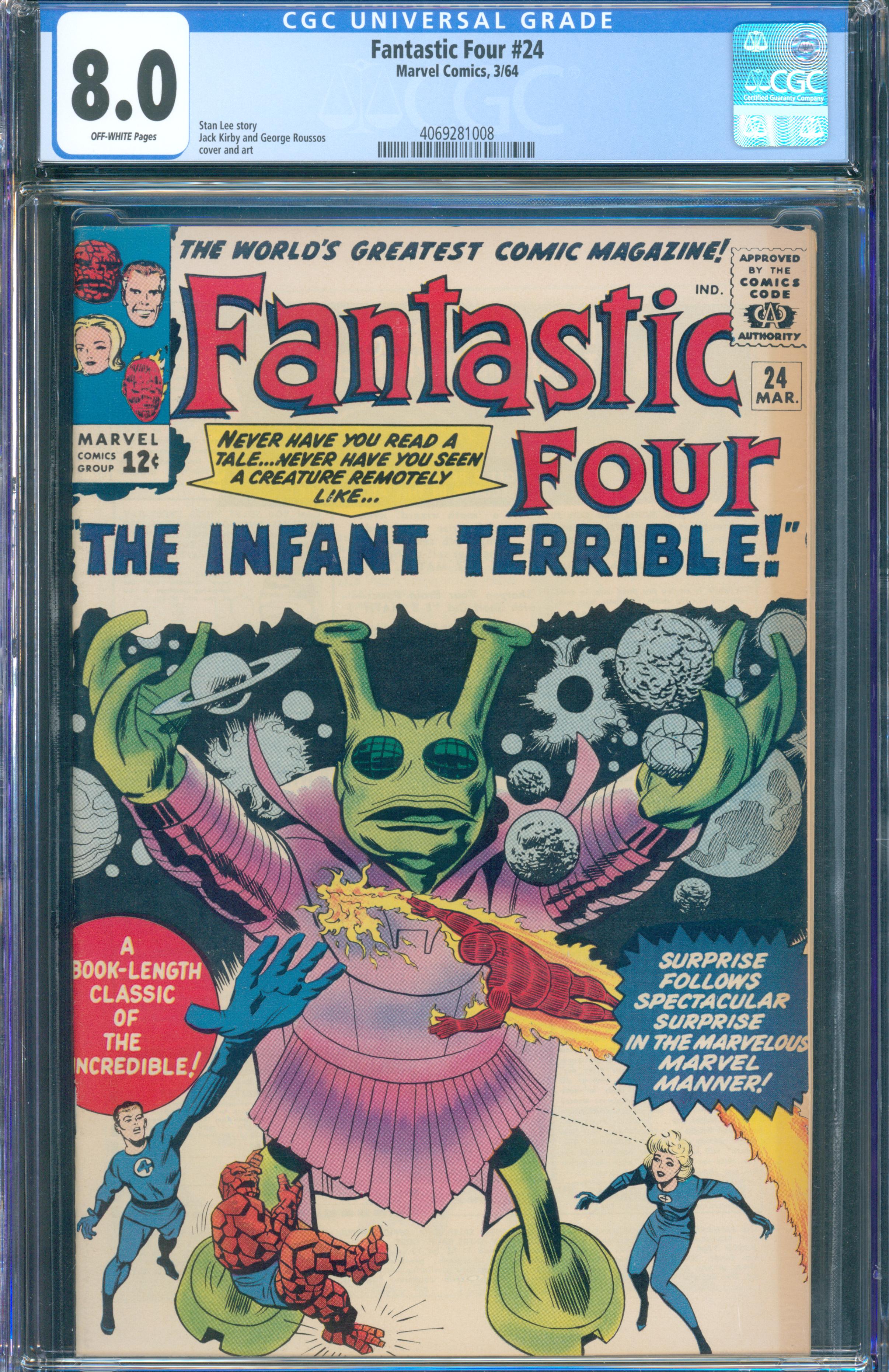 Fantastic Four #24 (Marvel, 1964) CGC 8.0