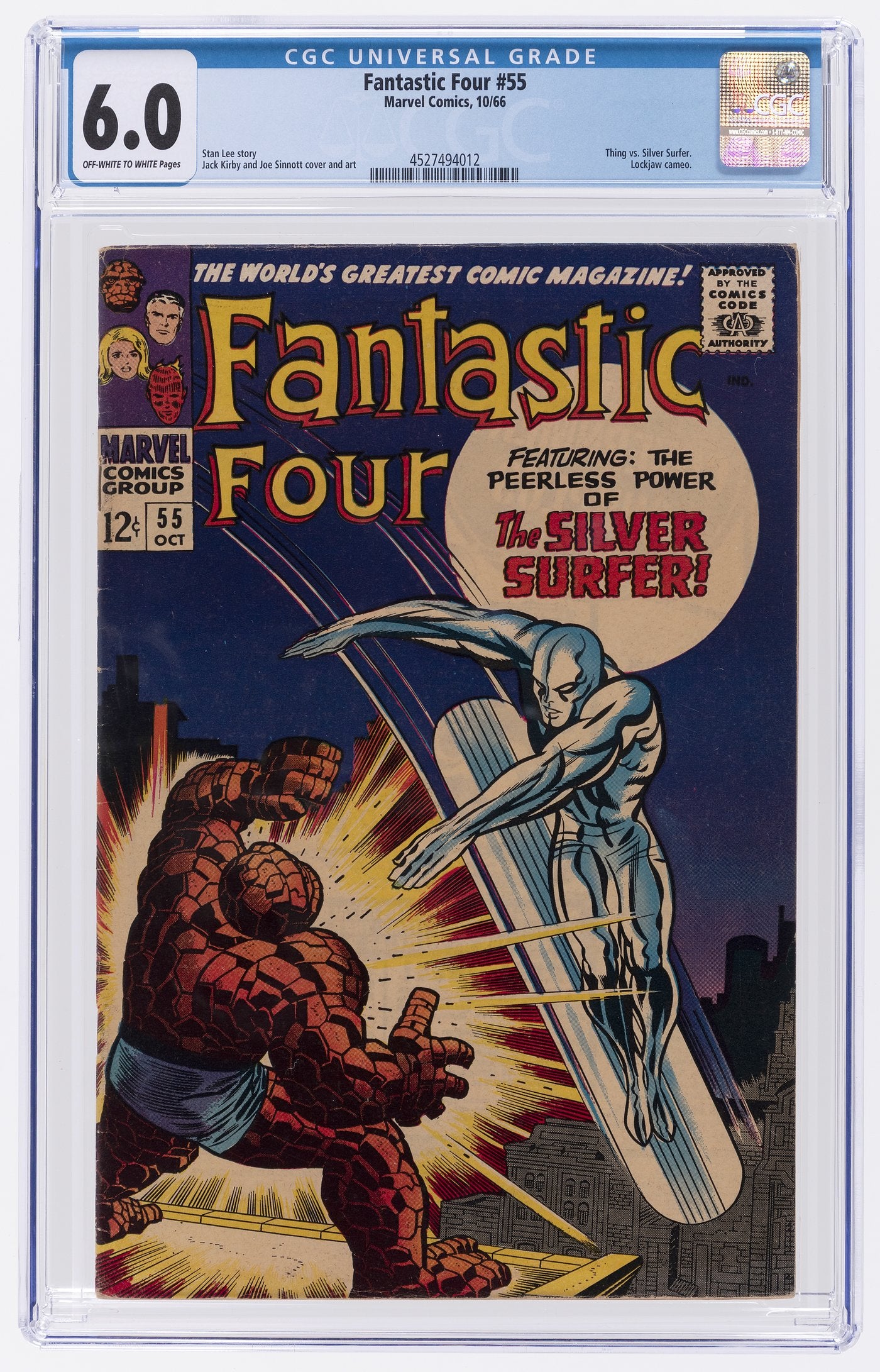 Fantastic Four #55 (Marvel, 1966) CGC 6.0