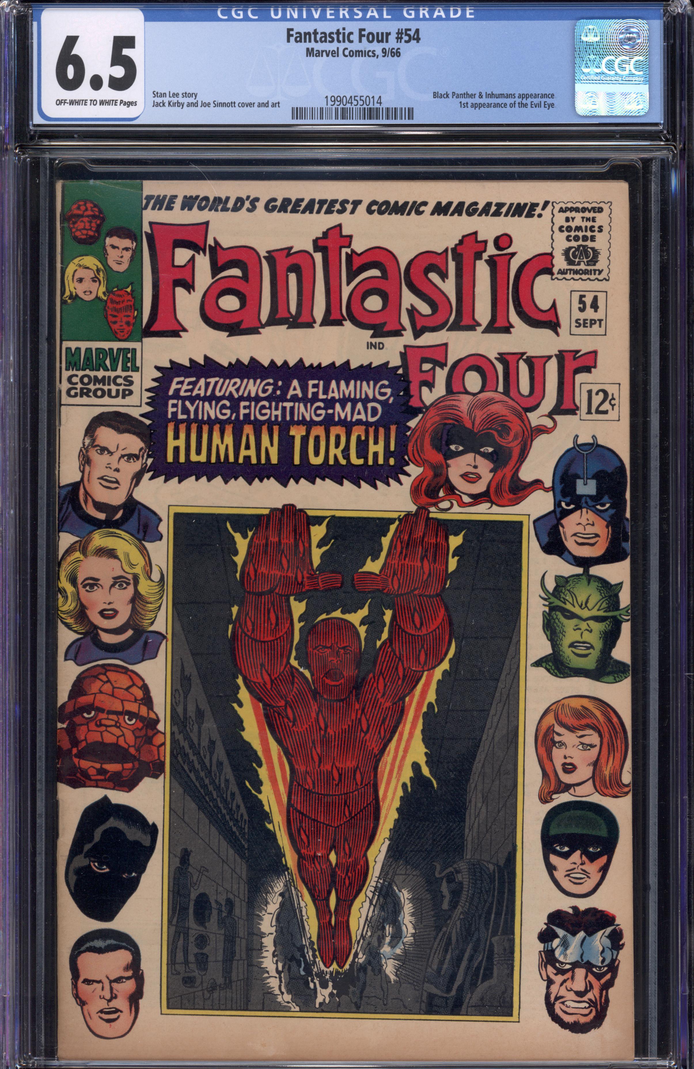 Fantastic Four #54 (Marvel, 1966) CGC 6.5