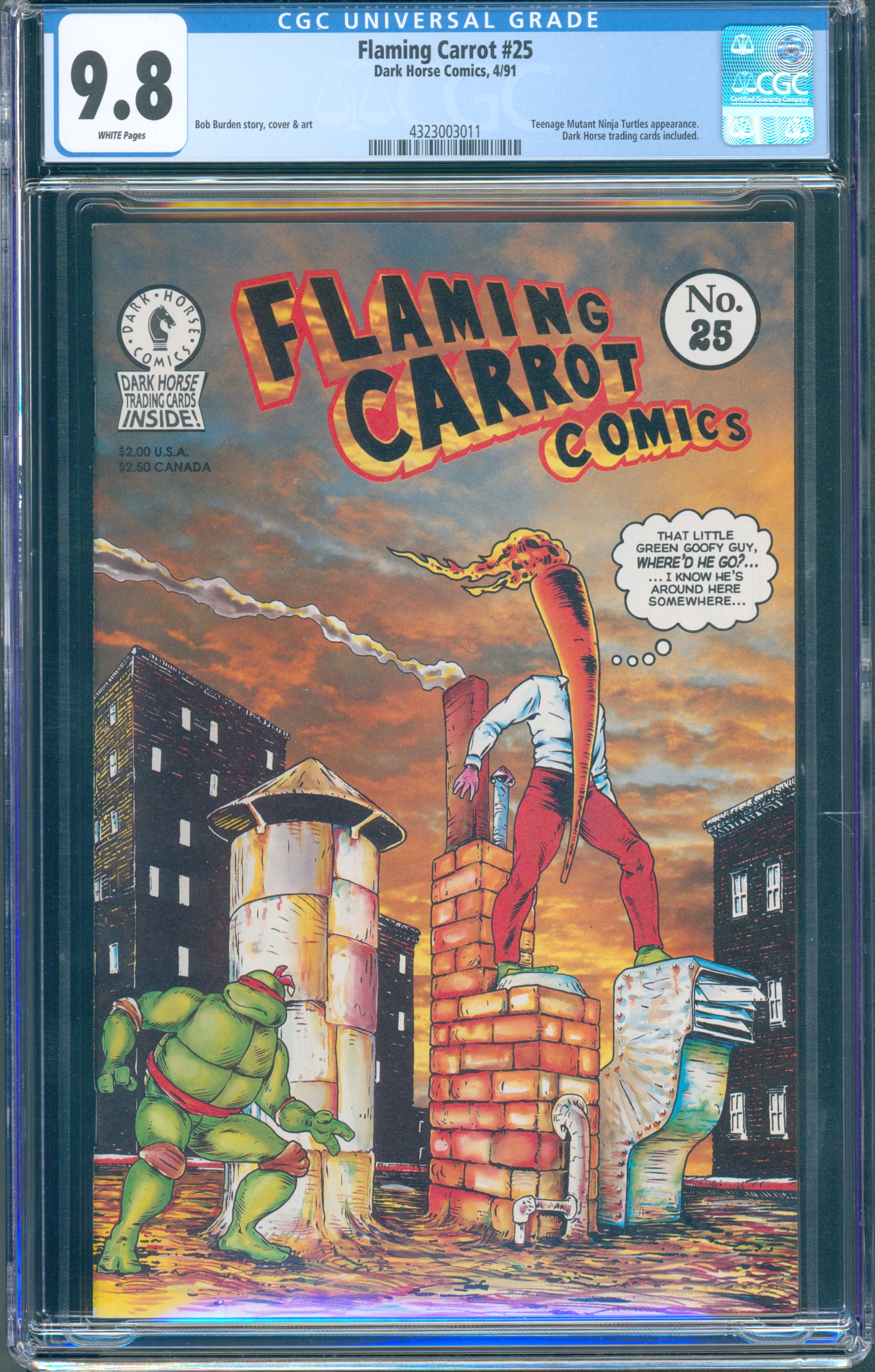 Flaming Carrot #25 (Dark Horse, 1991) CGC 9.8 White Pages