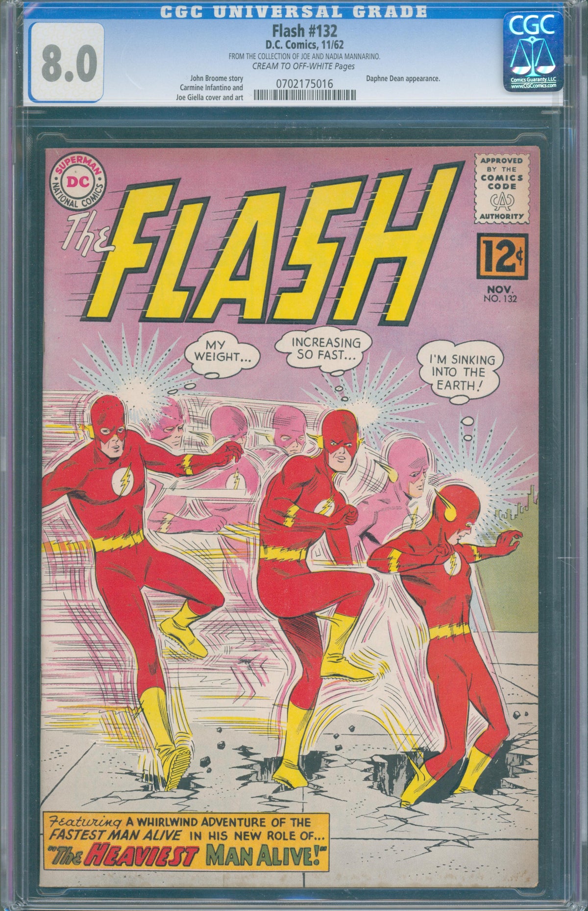 The Flash #132 (DC, 1962) CGC 8.0