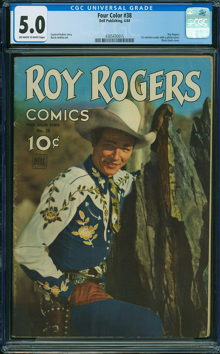 Four Color #38 Roy Rogers (Dell, 1944) CGC 5.0 - KEY