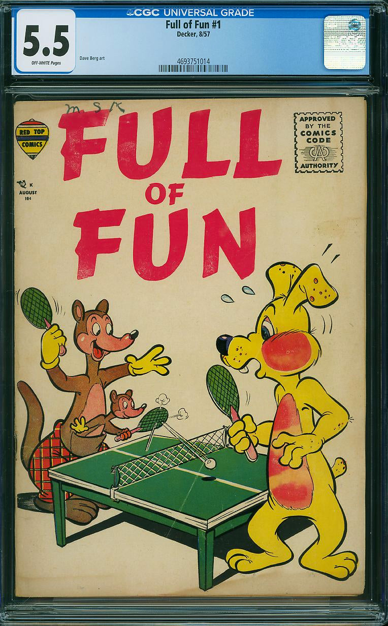 Full of Fun #1 (Decker, 1957) CGC 5.5