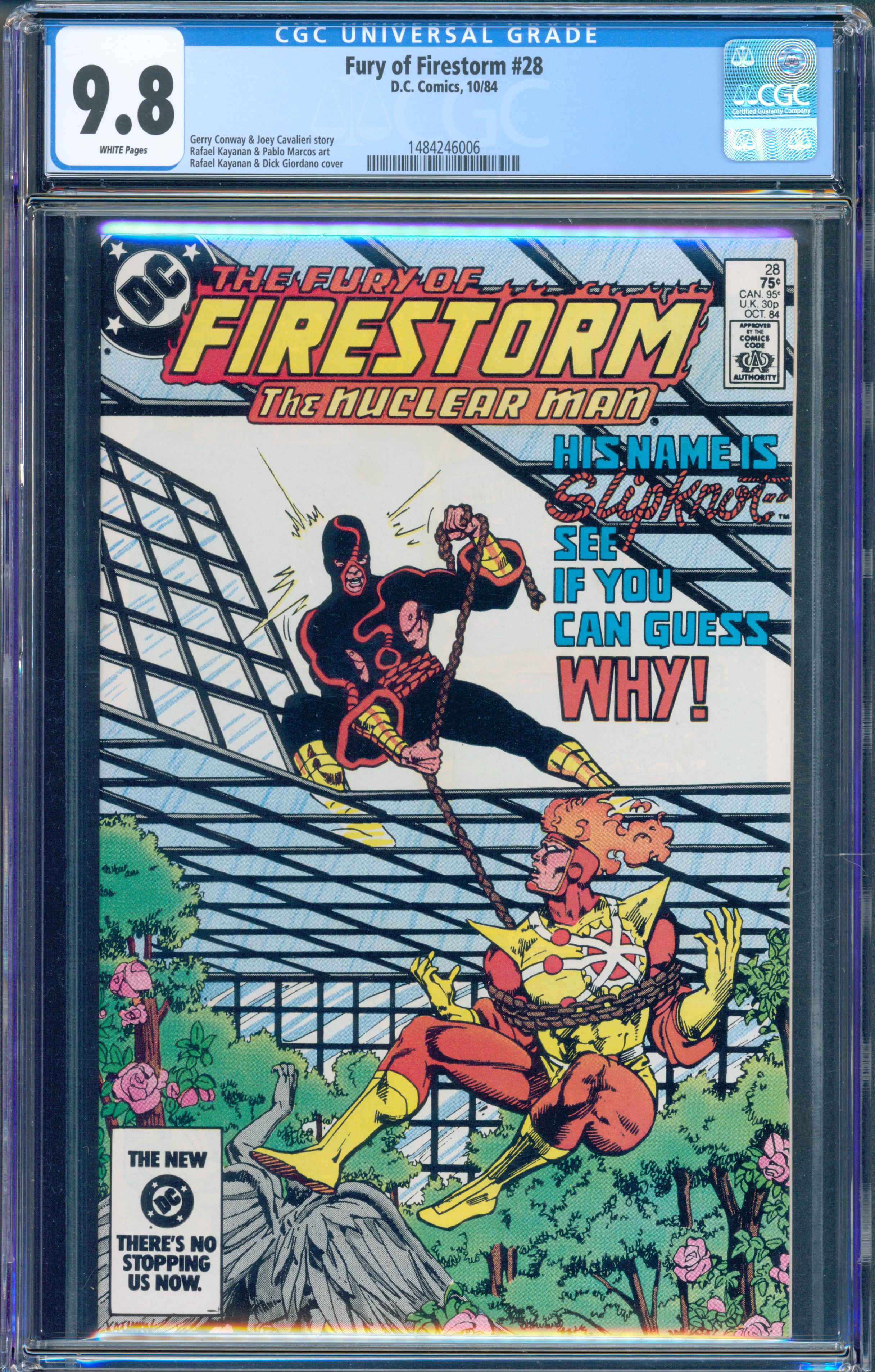 The Fury of Firestorm #28 (DC, 1984) CGC 9.8 - Highest Graded