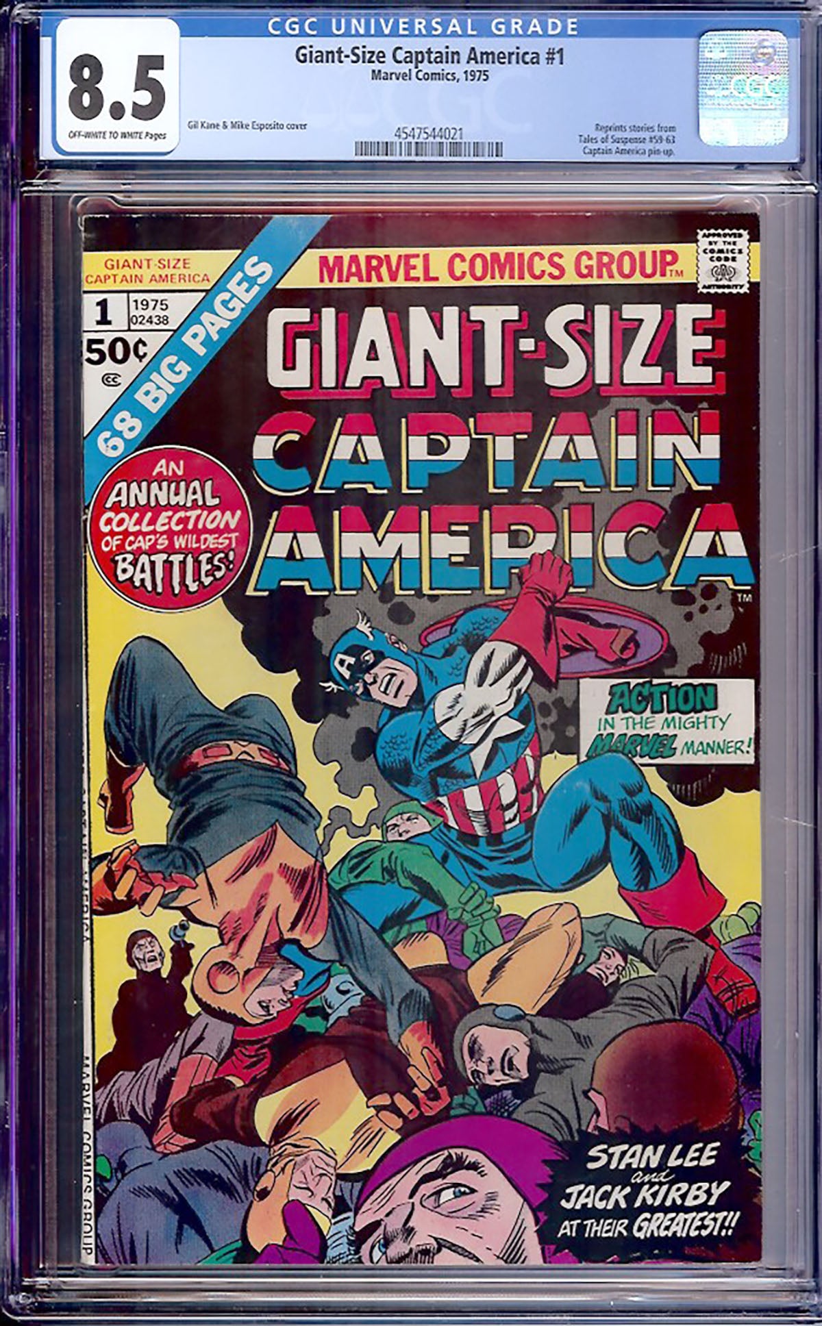 Giant-Size Captain America #1 (Marvel, 1975) CGC 8.5