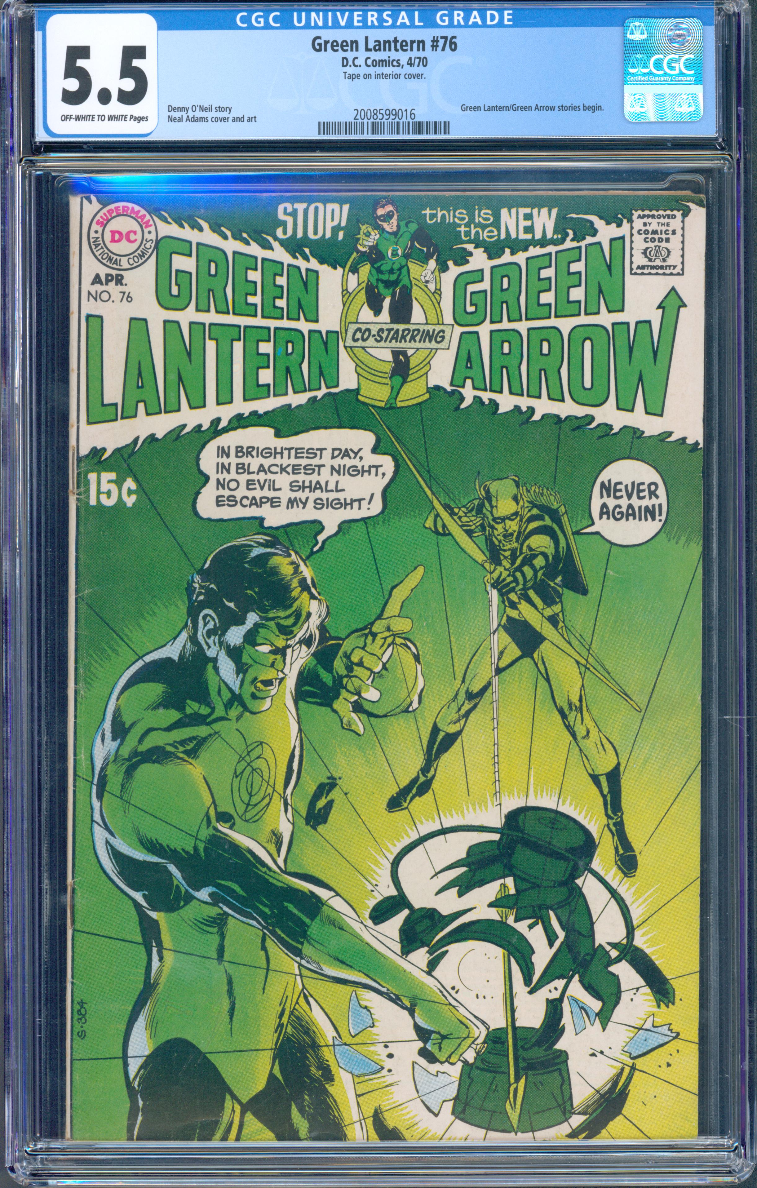 Green Lantern #76 (DC, 1970) CGC 5.5