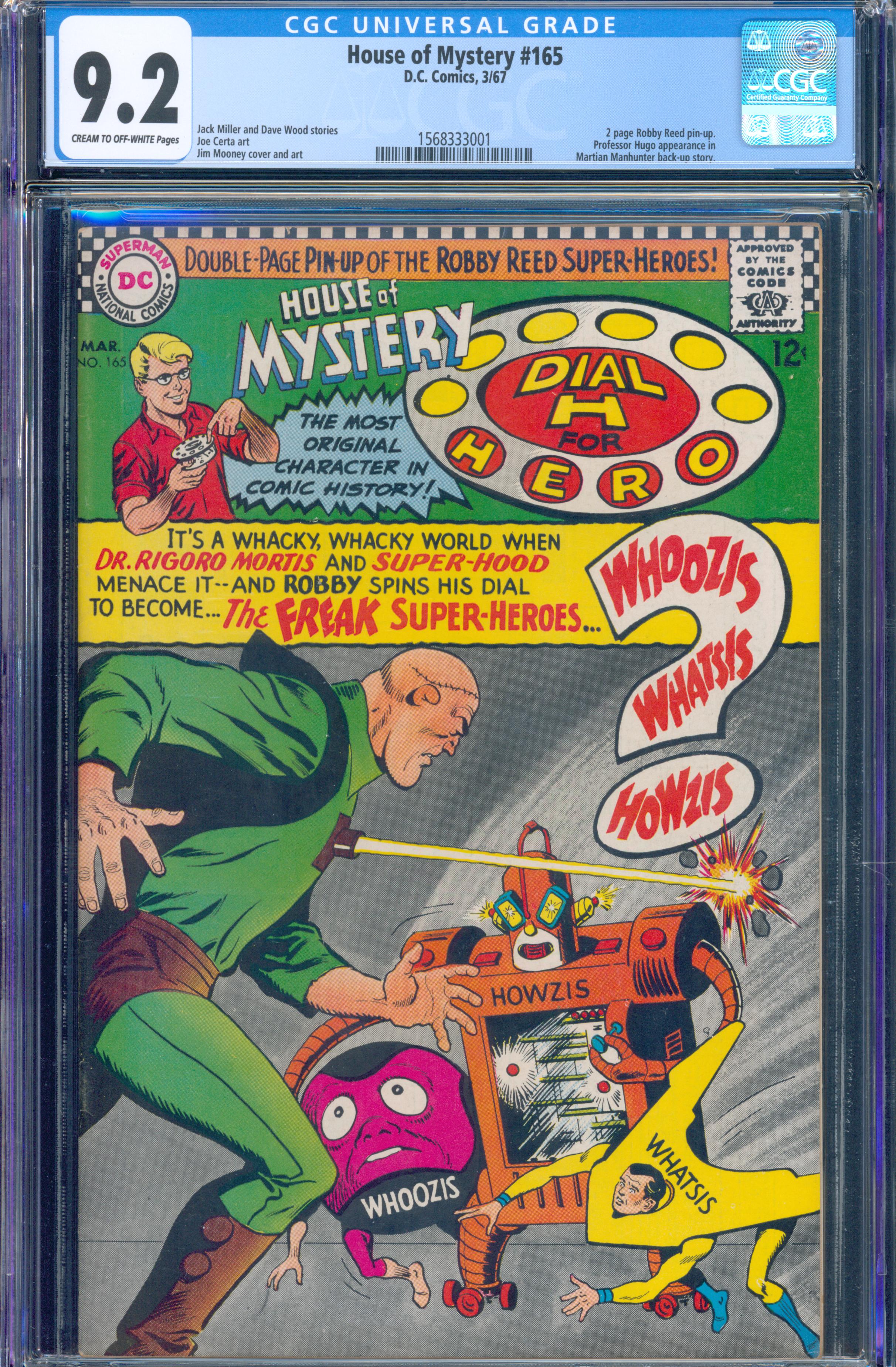 House of Mystery #165 (DC, 1967) CGC 9.2