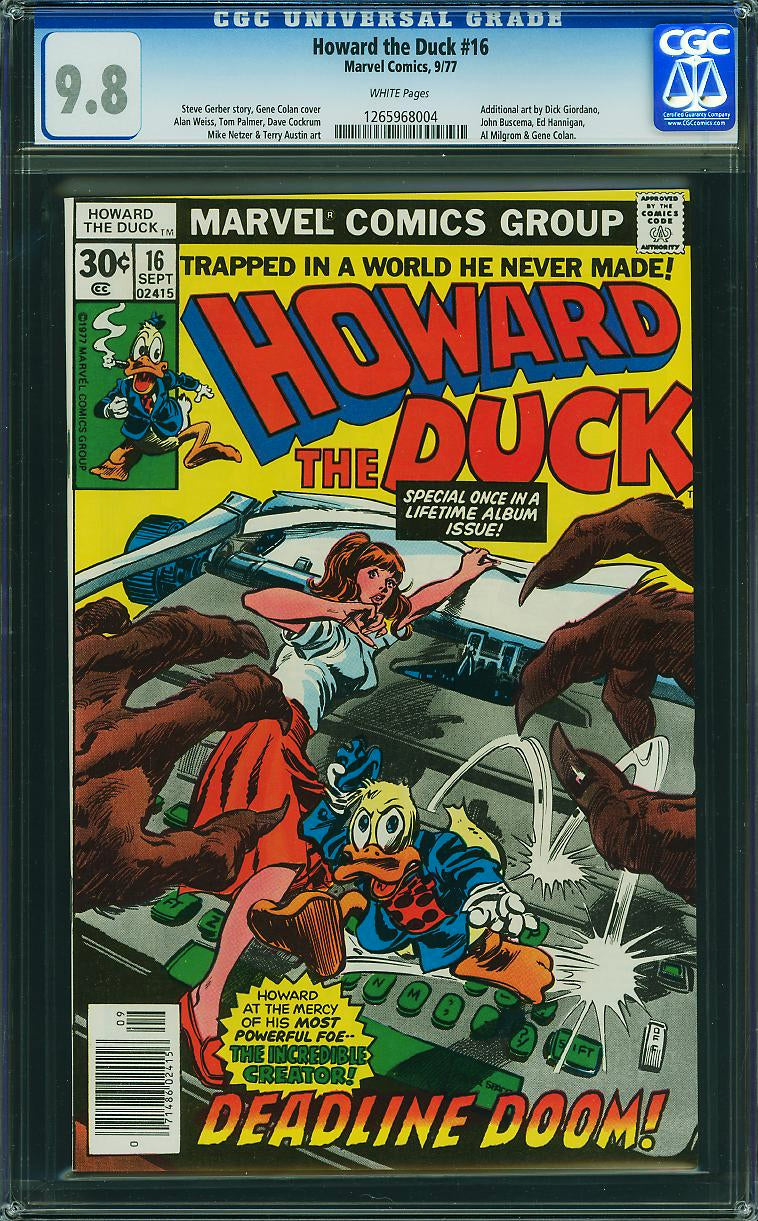 Howard the Duck #16 (Marvel, 1977) CGC 9.8 – Highest Graded