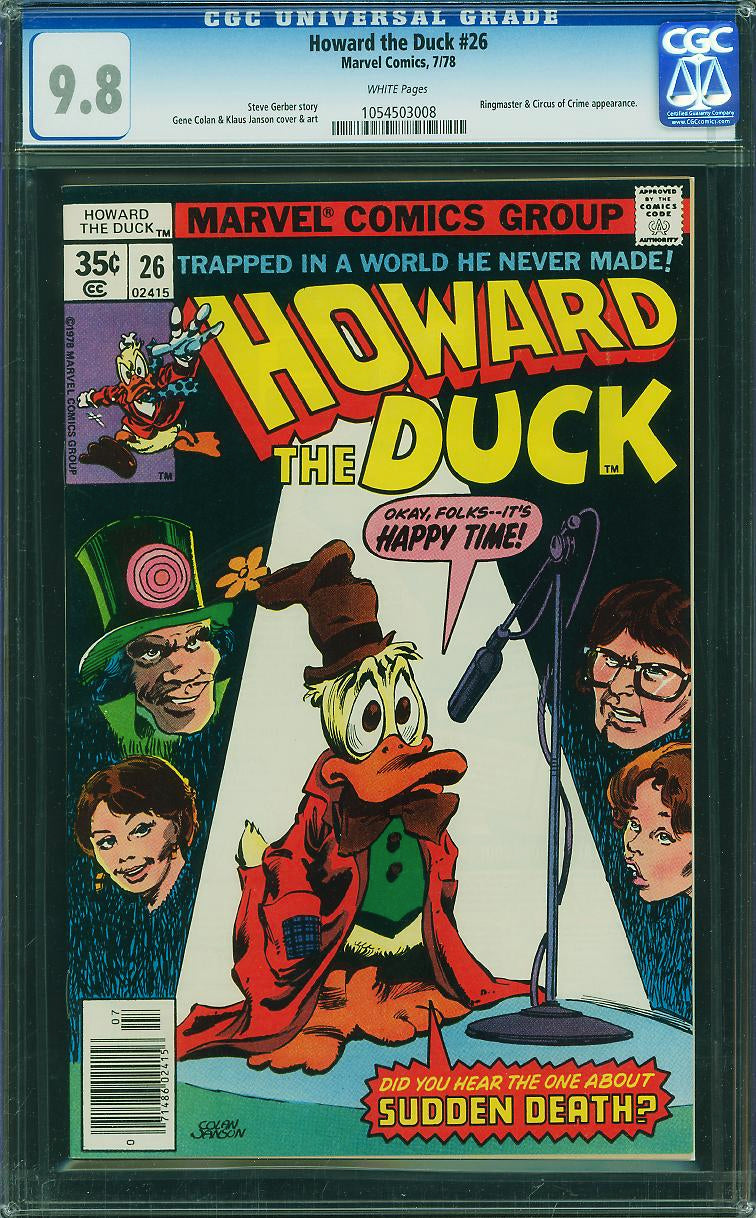Howard the Duck #26 (Marvel, 1978) CGC 9.8 – Highest Graded