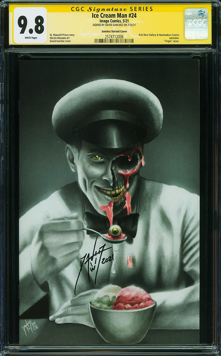 Ice Cream Man #24 (2021) CGC SS 9.8 | Signed David Sanchez | Virgin Cover