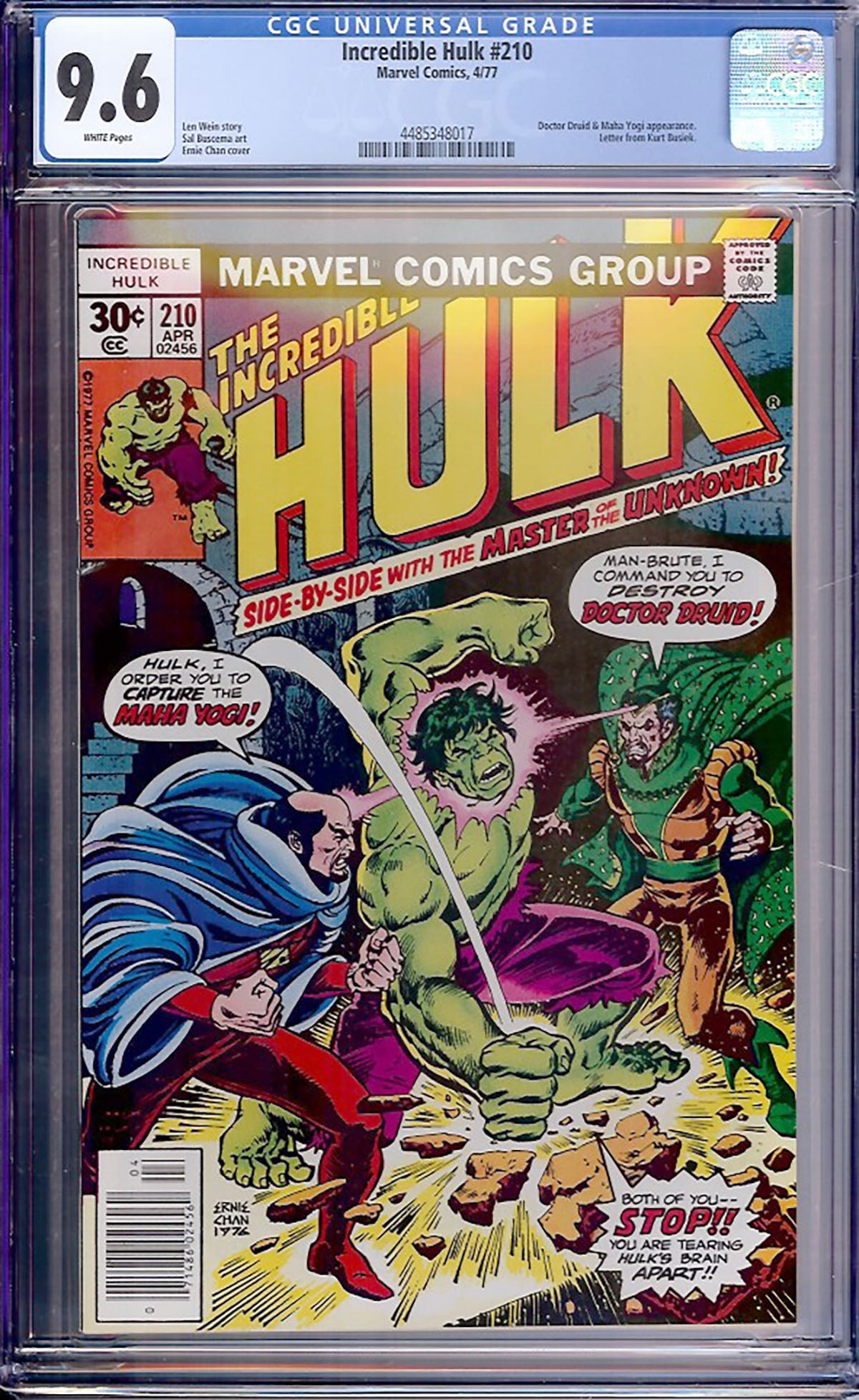 The Incredible Hulk #210 (Marvel, 1977) CGC 9.6