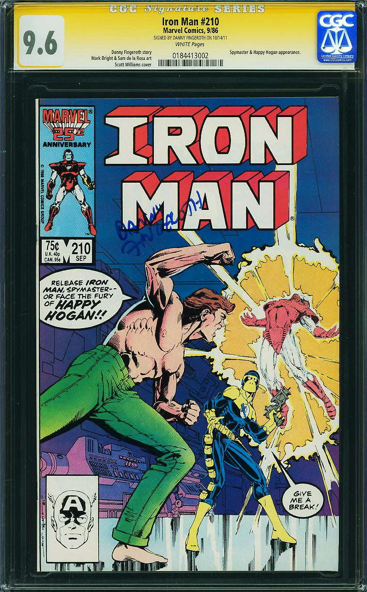 Iron Man #210 (Marvel, 1986) CGC 9.6 Signature Series