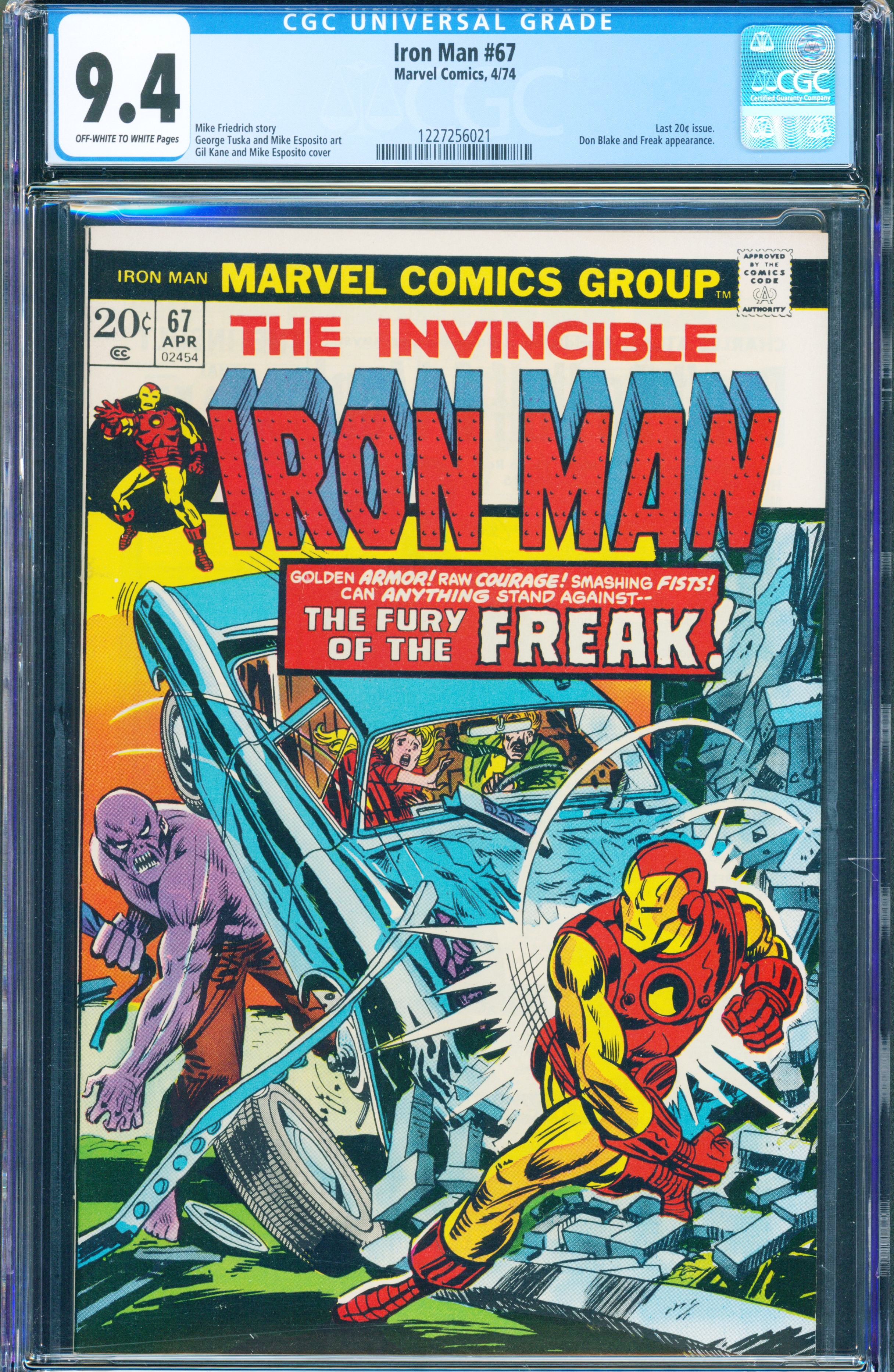 Iron Man #67 (1974) CGC 9.4 | Freak Appearance