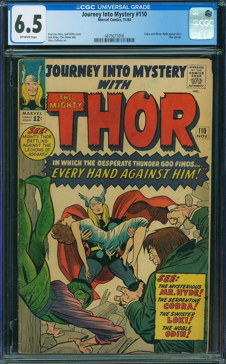 Journey Into Mystery #110 (Marvel Comics, 1964) CGC 6.5