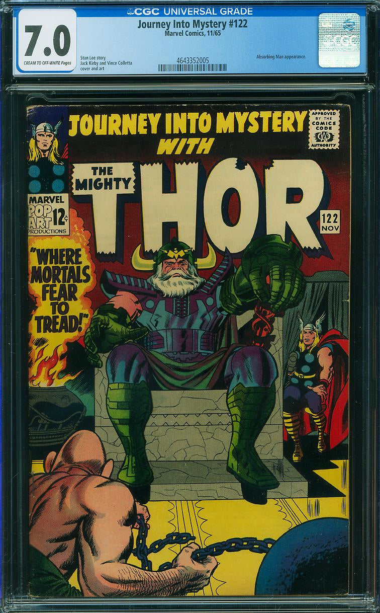 Journey Into Mystery #122 (Marvel, 1965) CGC 7.0