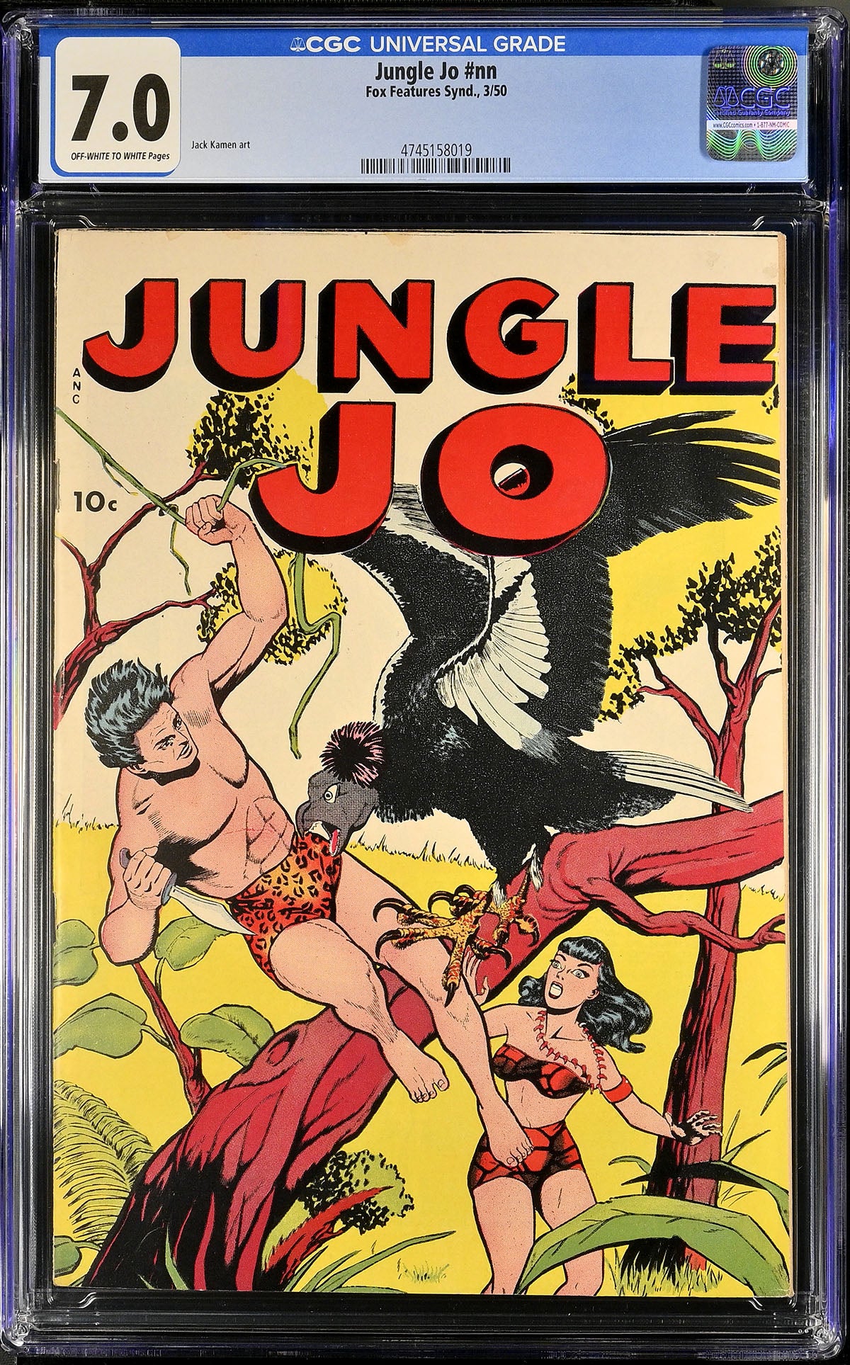 Jungle Jo #nn — CGC 7.0