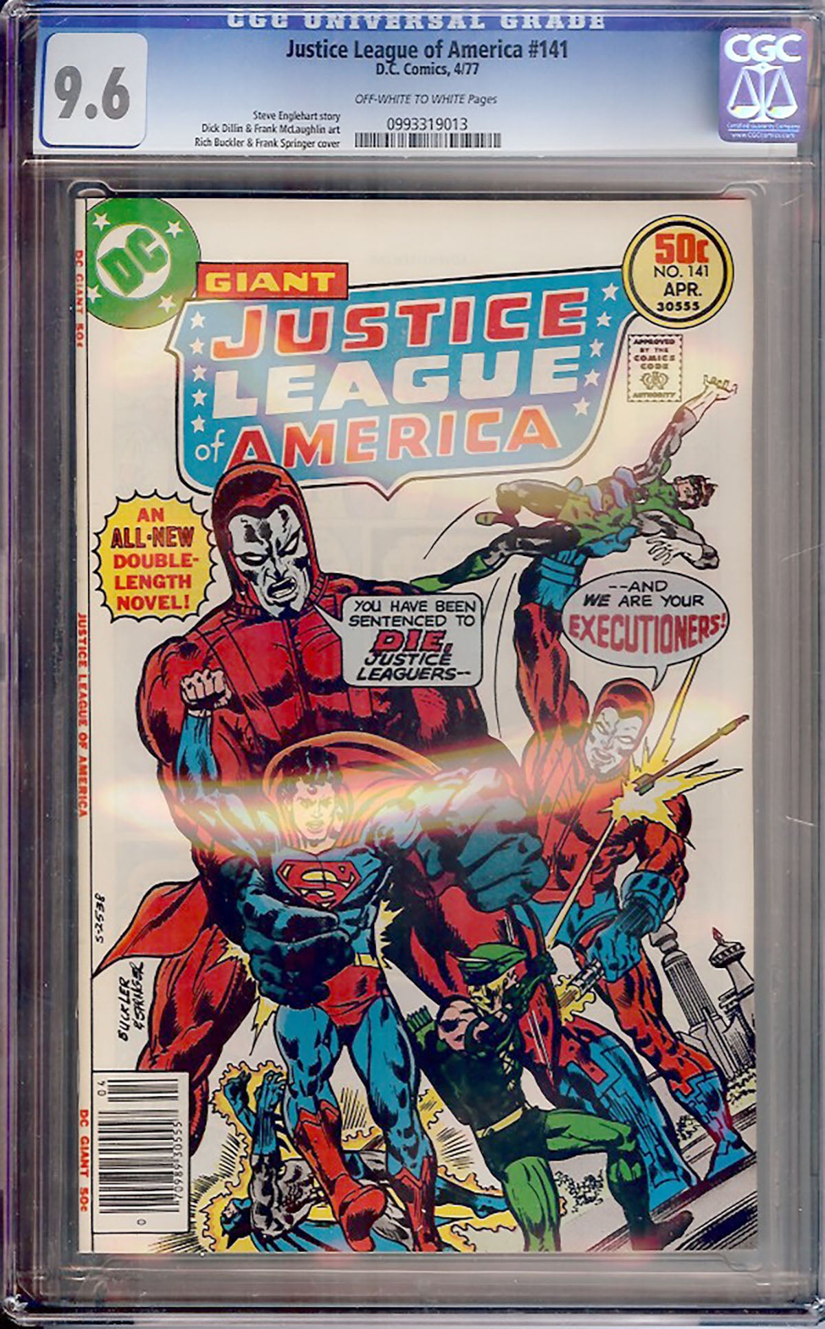 Justice League of America #141 (DC, 1977) CGC 9.6