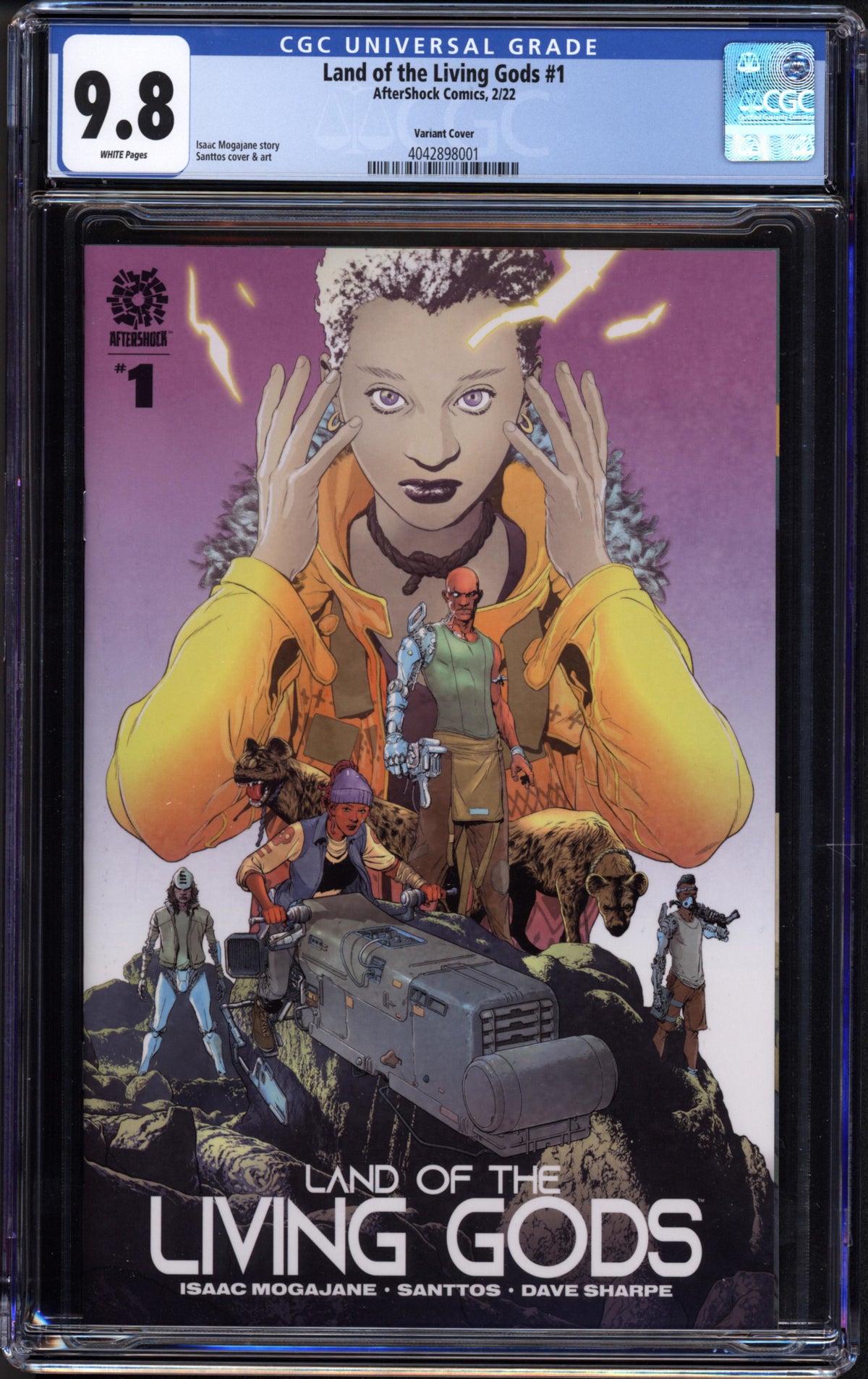 Land of the Living Gods #1 (AfterShock, 2022) CGC 9.8 Variant