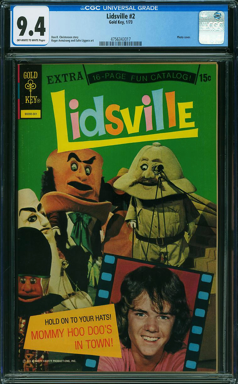 Lidsville #2 (1973) CGC 9.4 - Single Highest Graded!