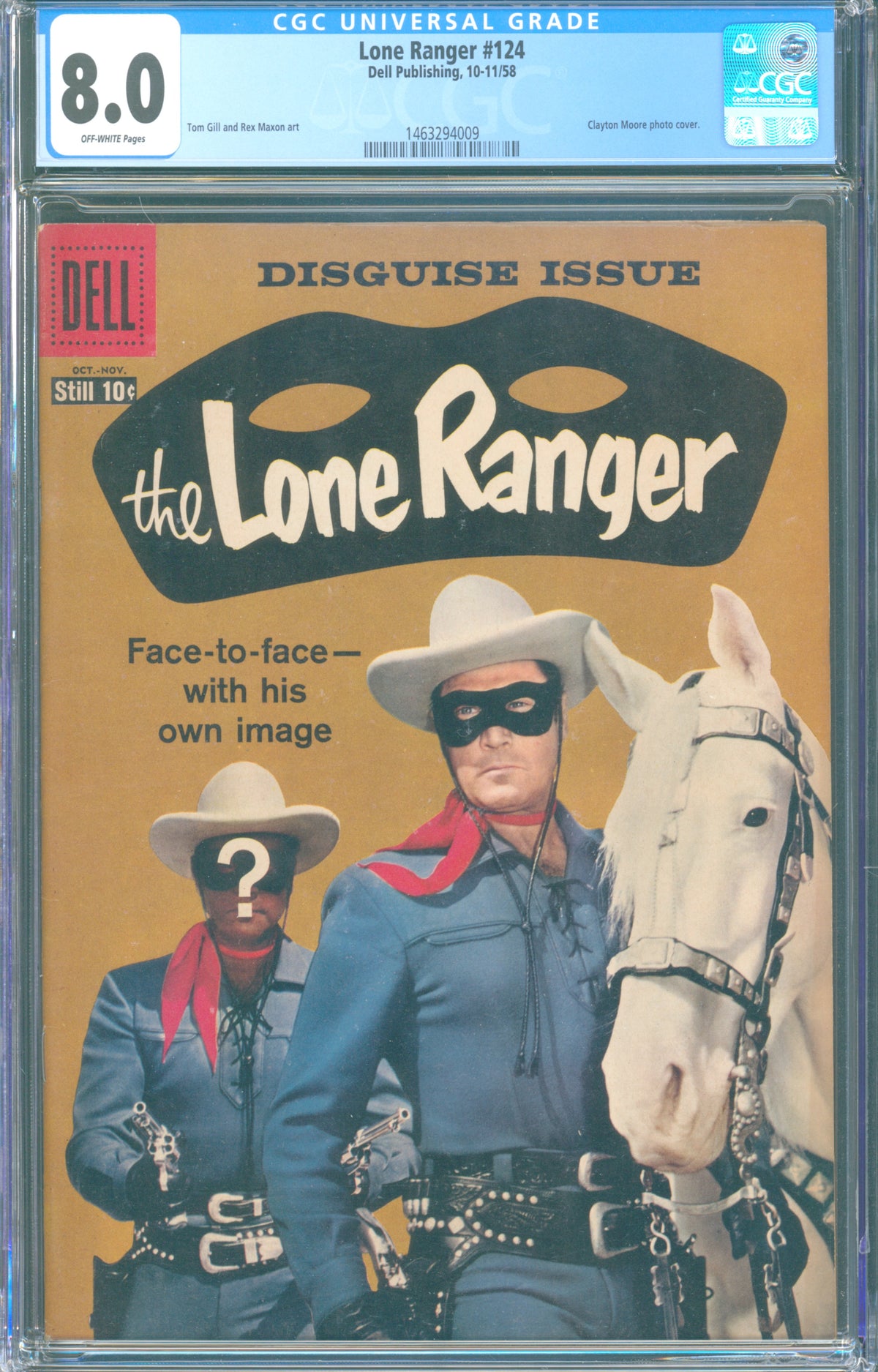 Lone Ranger #124 (1958) CGC 8.0
