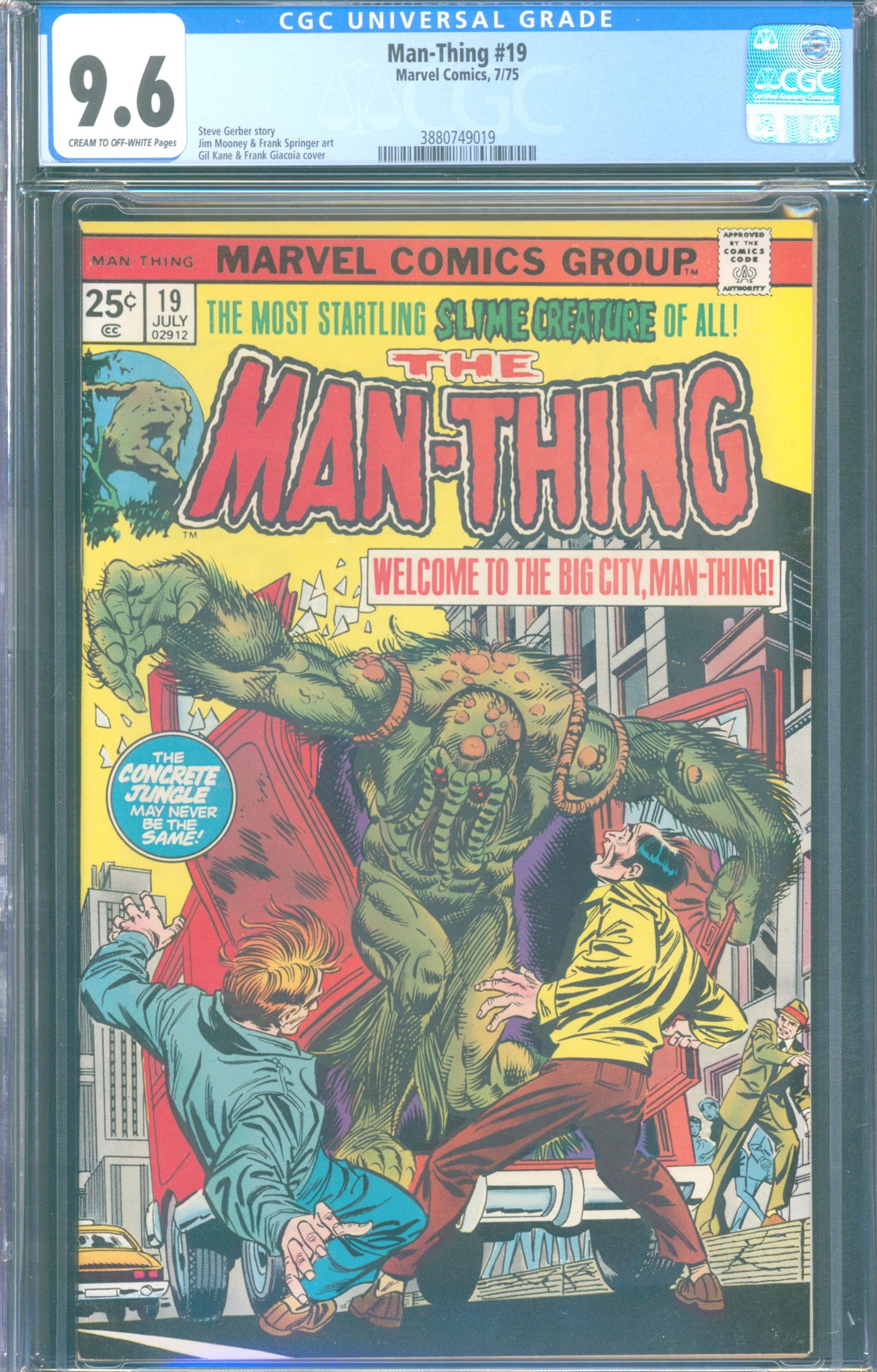 Man-Thing #19 (1975) CGC 9.6