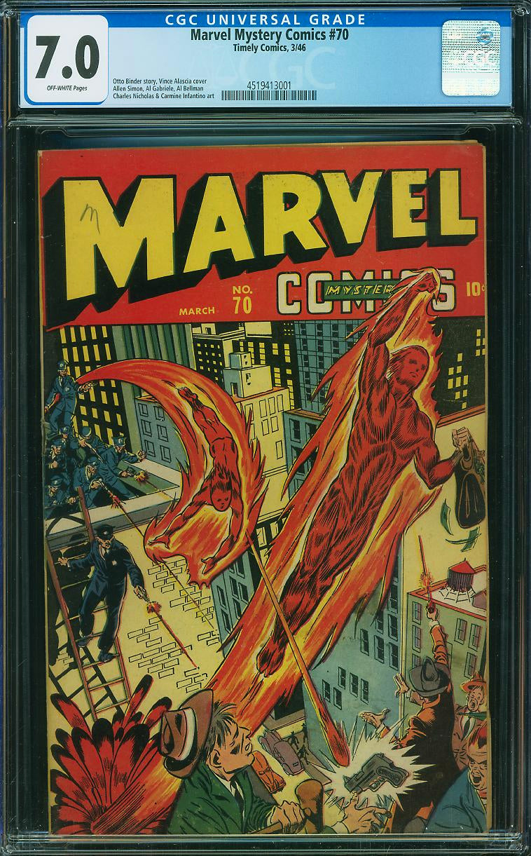 Marvel Mystery Comics #70 (Timely, 1946)  CGC 7.0