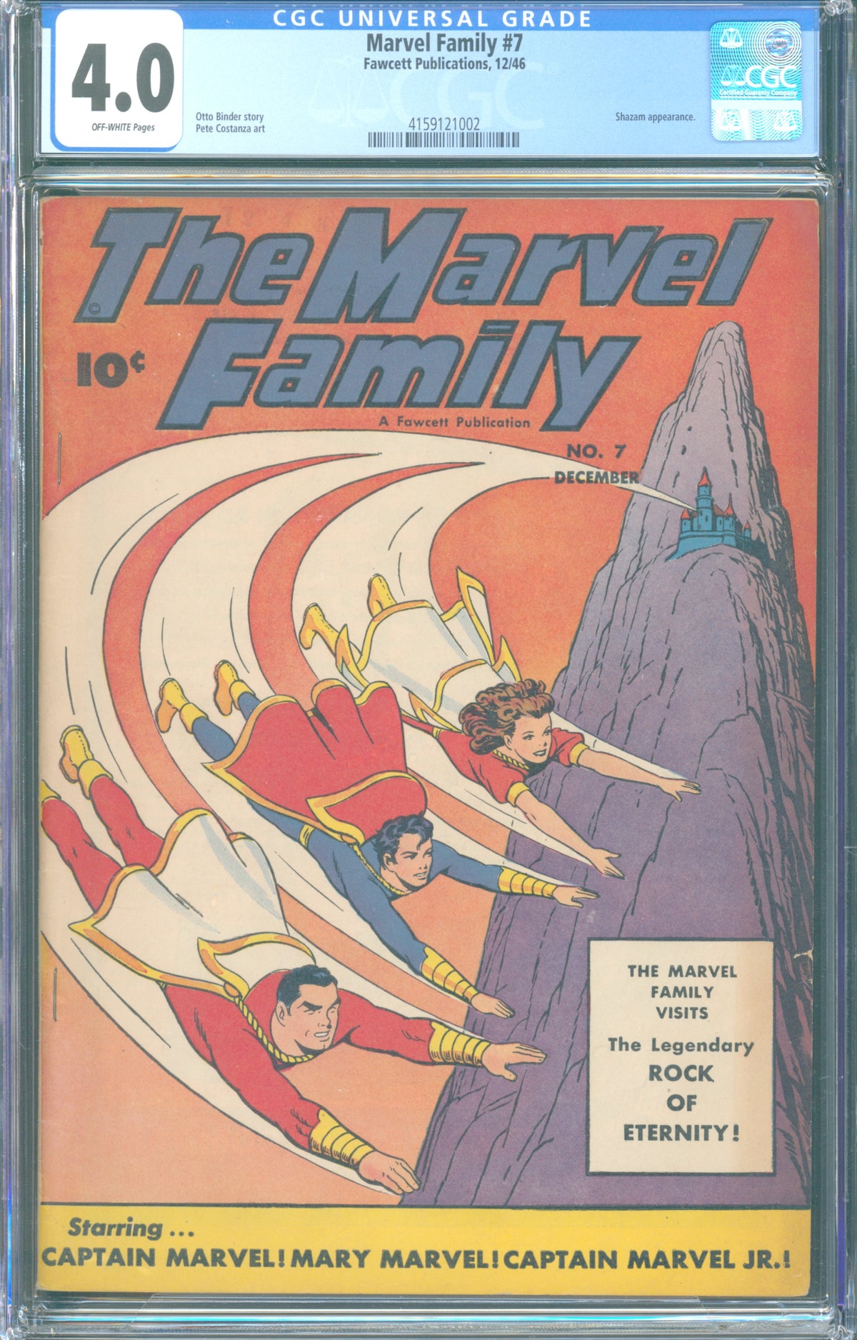 Marvel Family #7 (1946) CGC 4.0