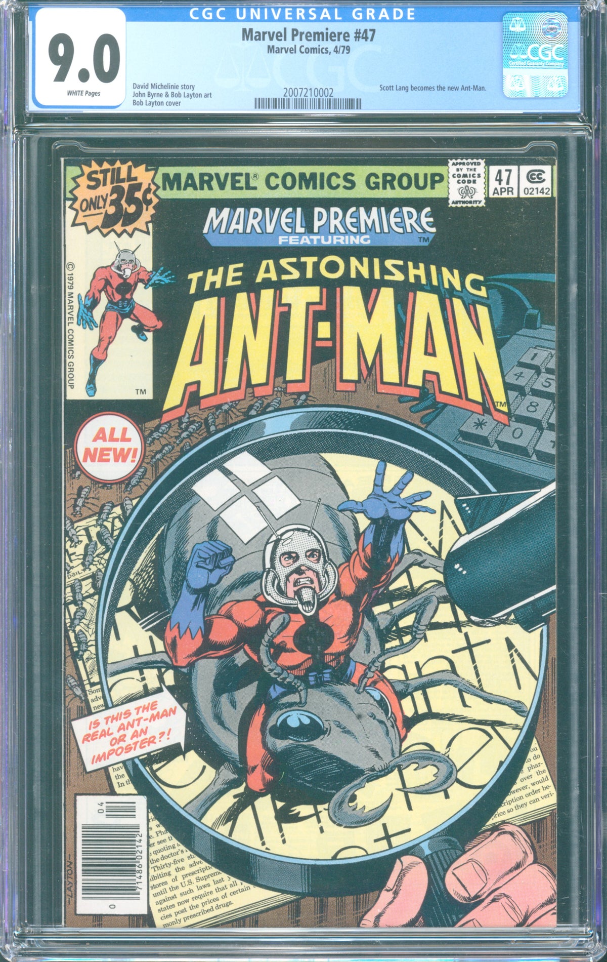 Marvel Premiere #47 (1979) CGC 9.0