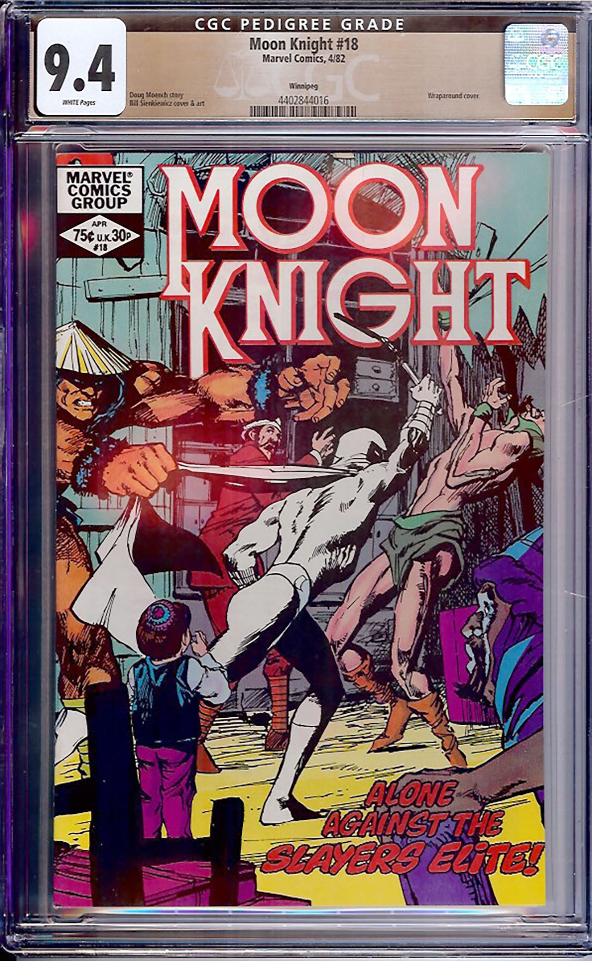Moon Knight #18 (Marvel, 1982) CGC 9.4