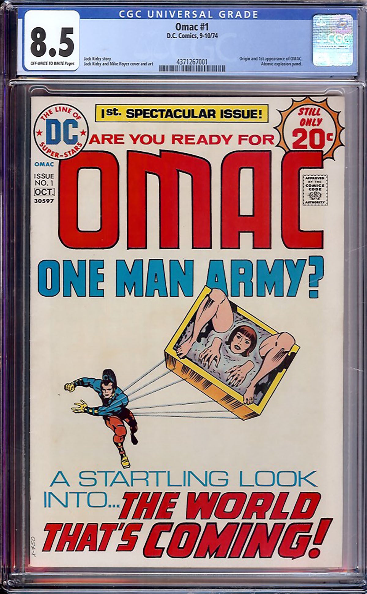 OMAC #1 (DC, 1974) CGC 8.5