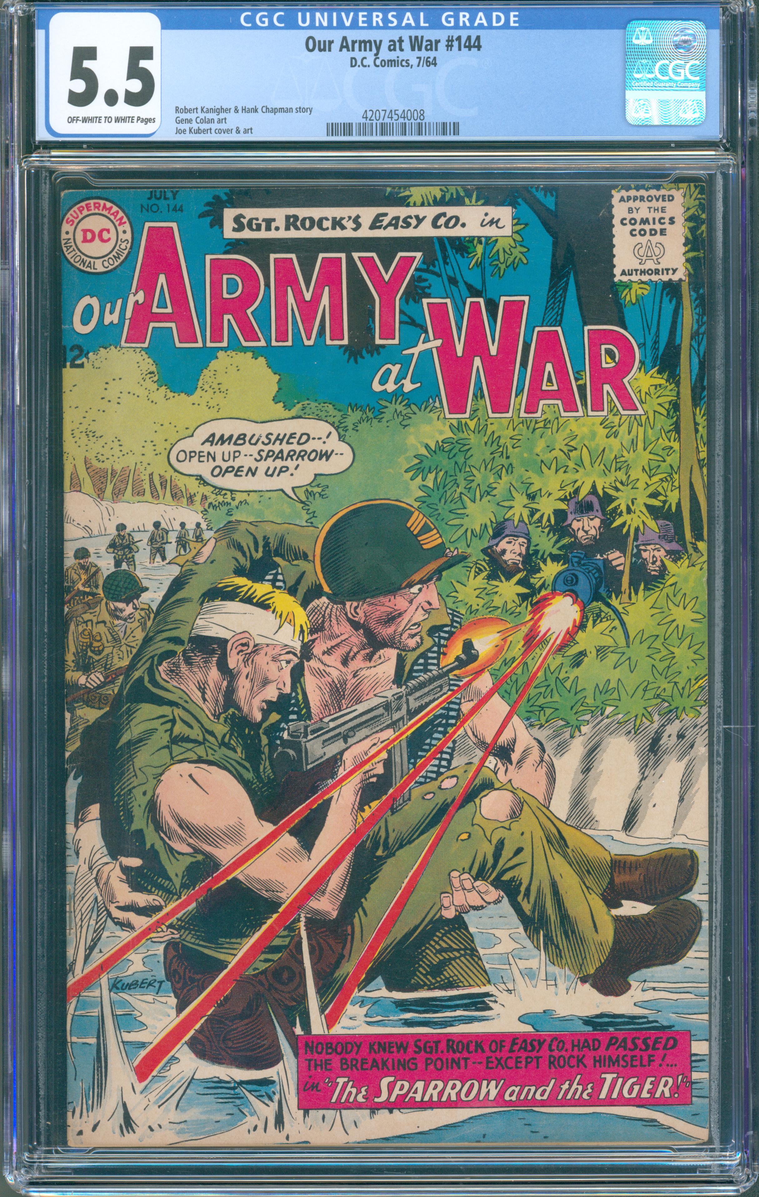 Our Army at War #144 (DC, 1964) CGC 5.5
