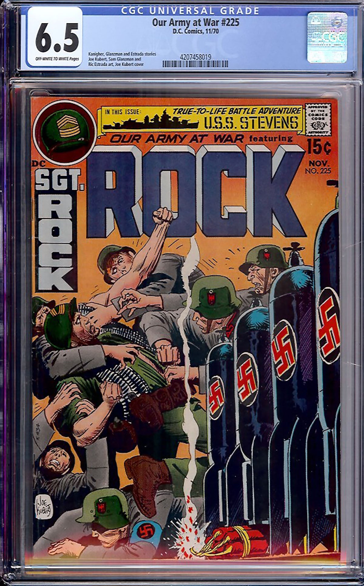 Our Army at War #225 (DC, 1970) CGC 6.5