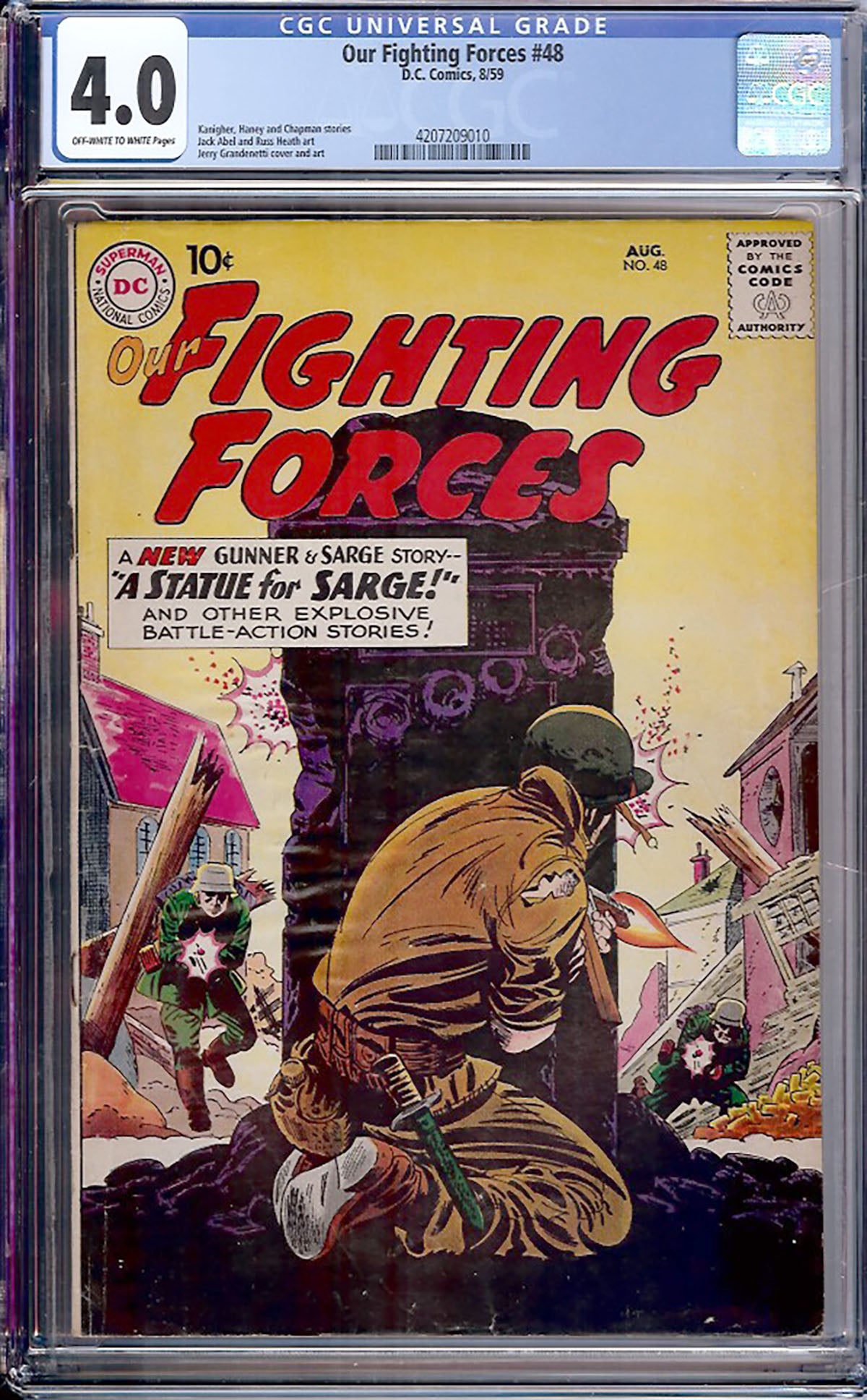 Our Fighting Forces #48 (DC, 1959) CGC 4.0