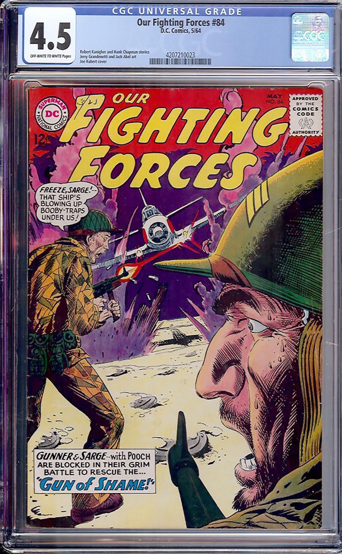 Our Fighting Forces #84 (DC, 1964) CGC 4.5