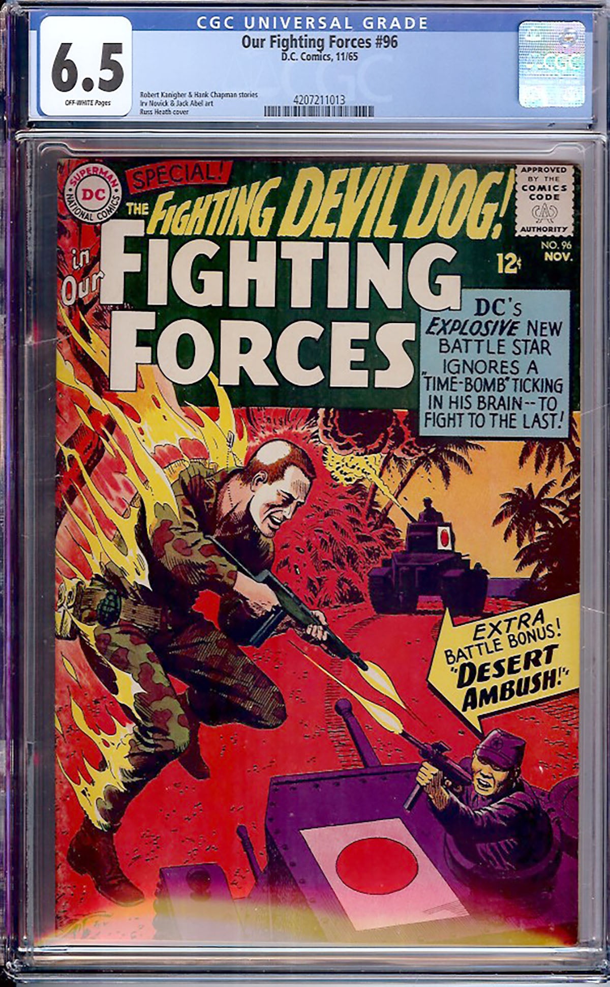 Our Fighting Forces #96 (DC, 1965) CGC 6.5