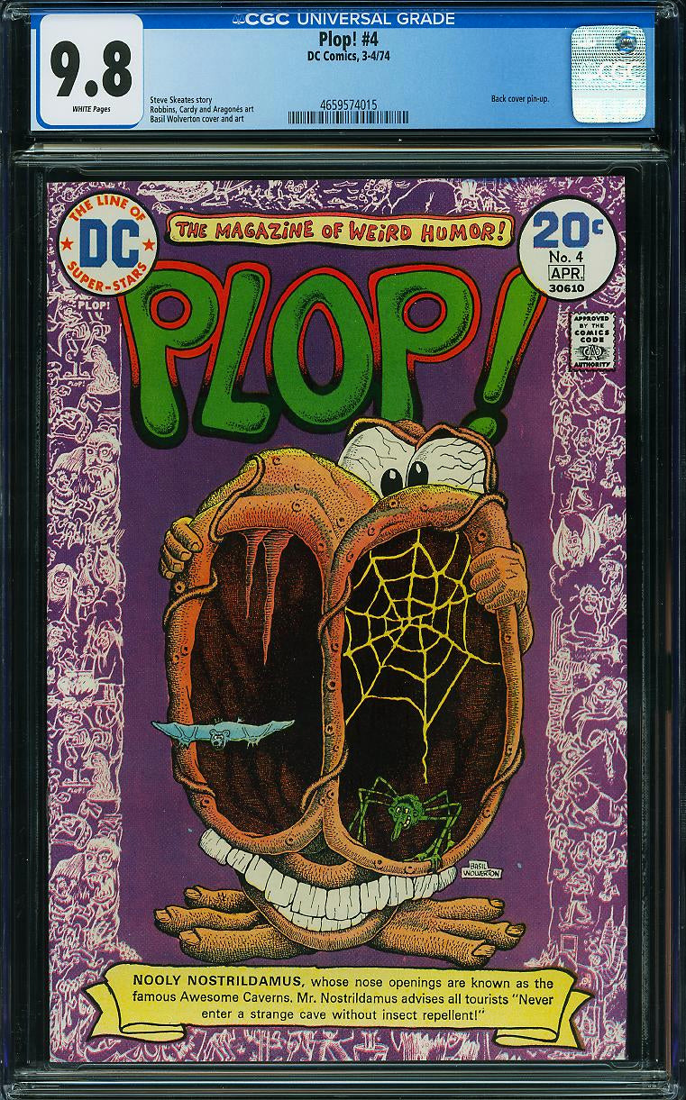 Plop! #4 (DC, 1974) CGC 9.8 – Highest Graded