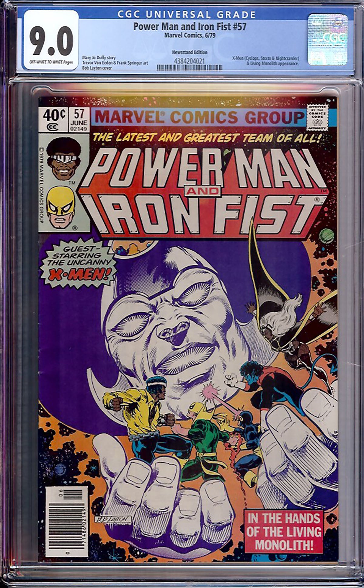 Power Man and Iron Fist #57 (Marvel, 1979) CGC 9.0