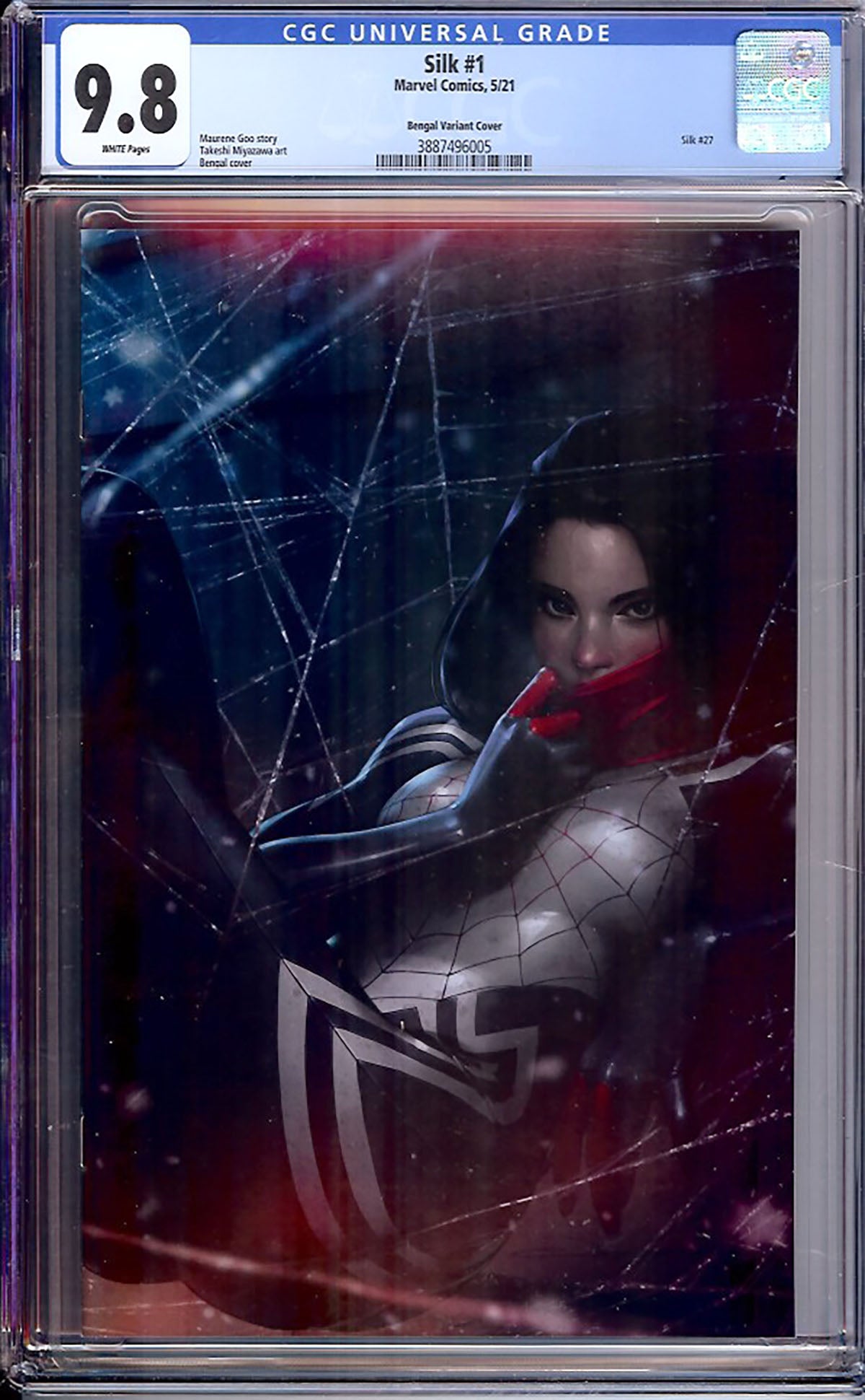 Silk #1 (Marvel, 2021) CGC 9.8 Bengal Variant