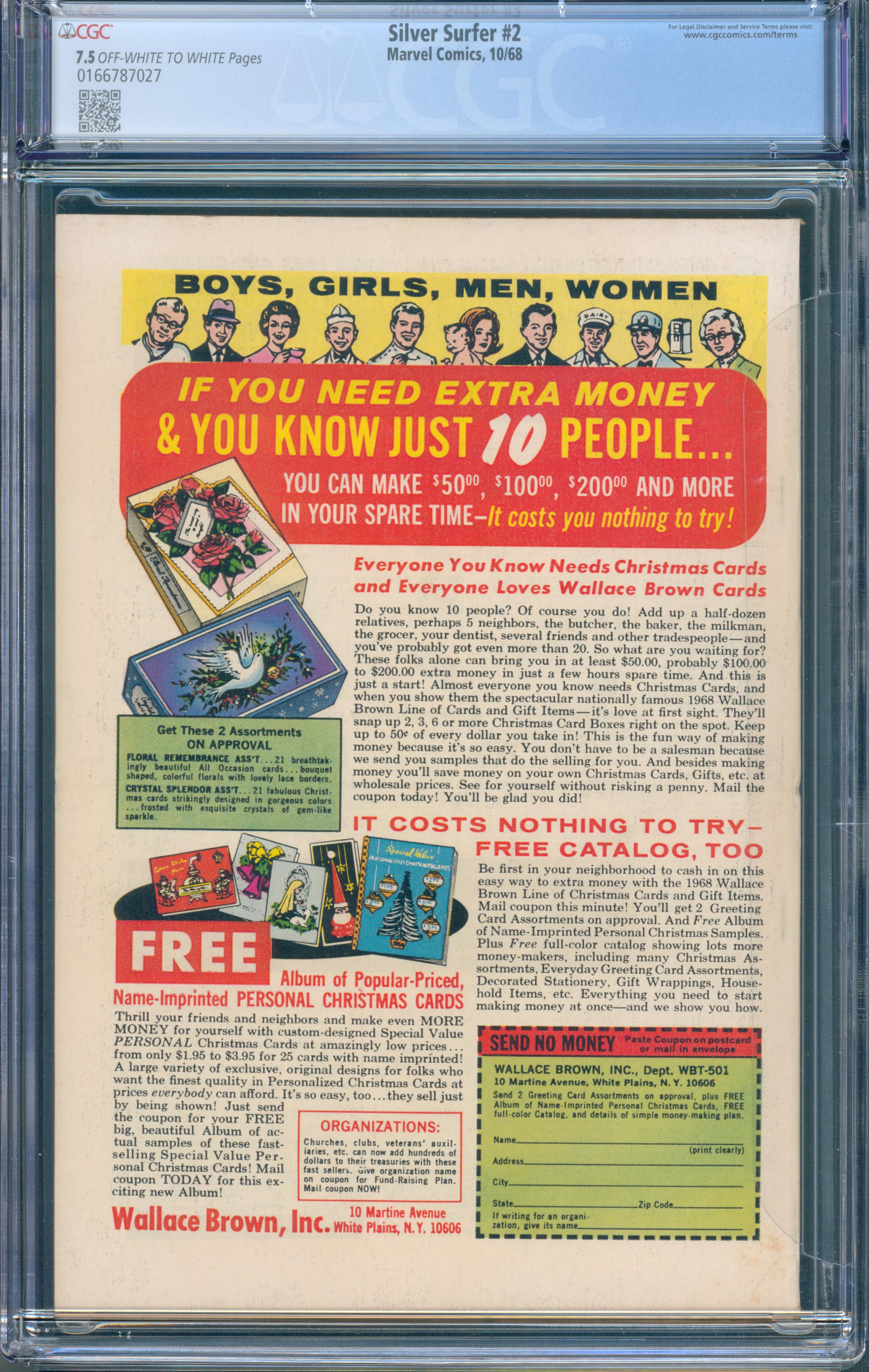 Silver Surfer #2 (Marvel, 1968) CGC 7.5 — KEY