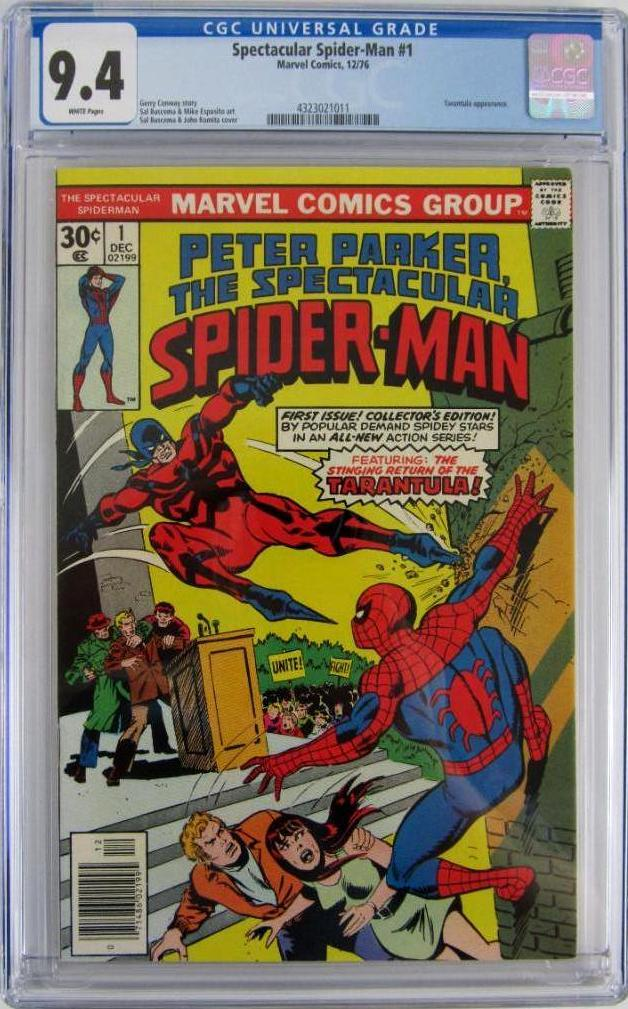 Spectacular Spider-Man #1 (Marvel 1976) CGC 9.4 KEY First Issue