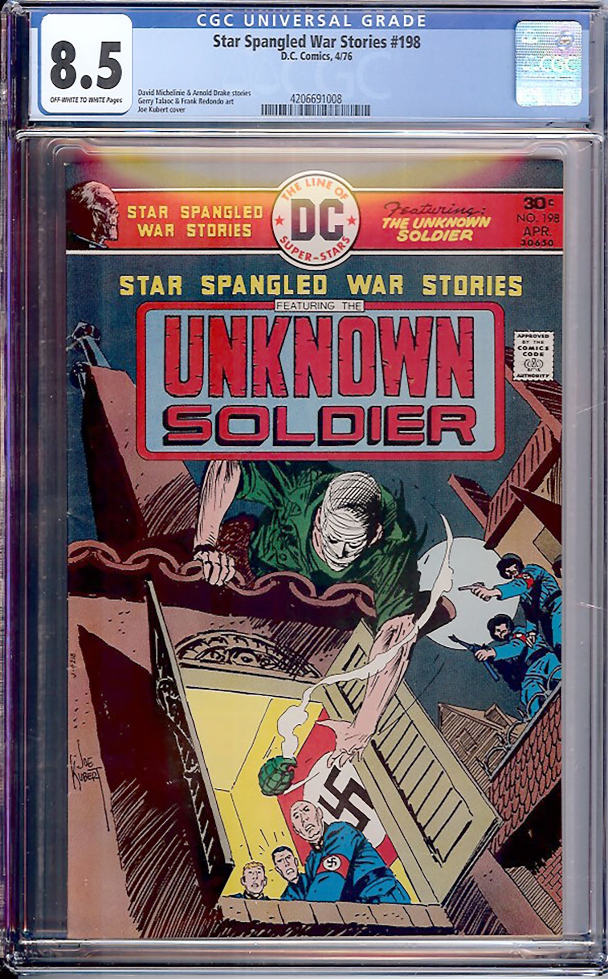 Star Spangled War Stories #198 (DC, 1976) CGC 8.5