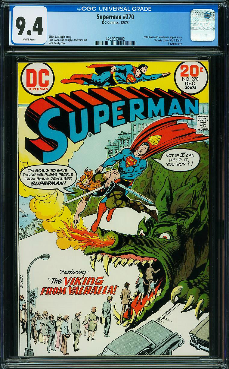 Superman #270 (1973) CGC 9.4