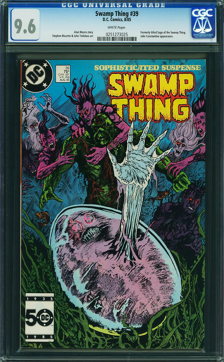 Swamp Thing #39 (DC, 1985) CGC 9.6 White Pages