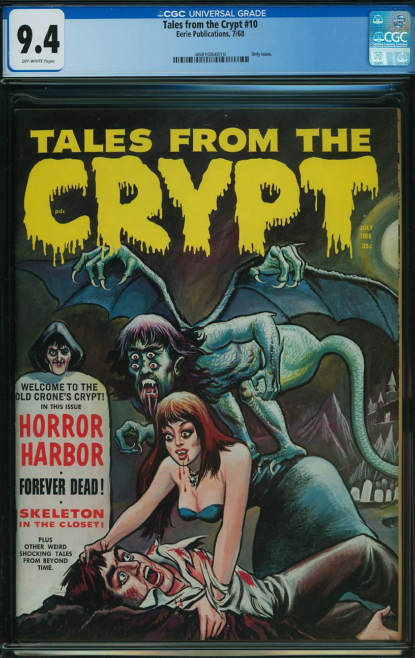 Tales from the Crypt #10 (Eerie, 1968) CGC 9.4 - SCARCE!