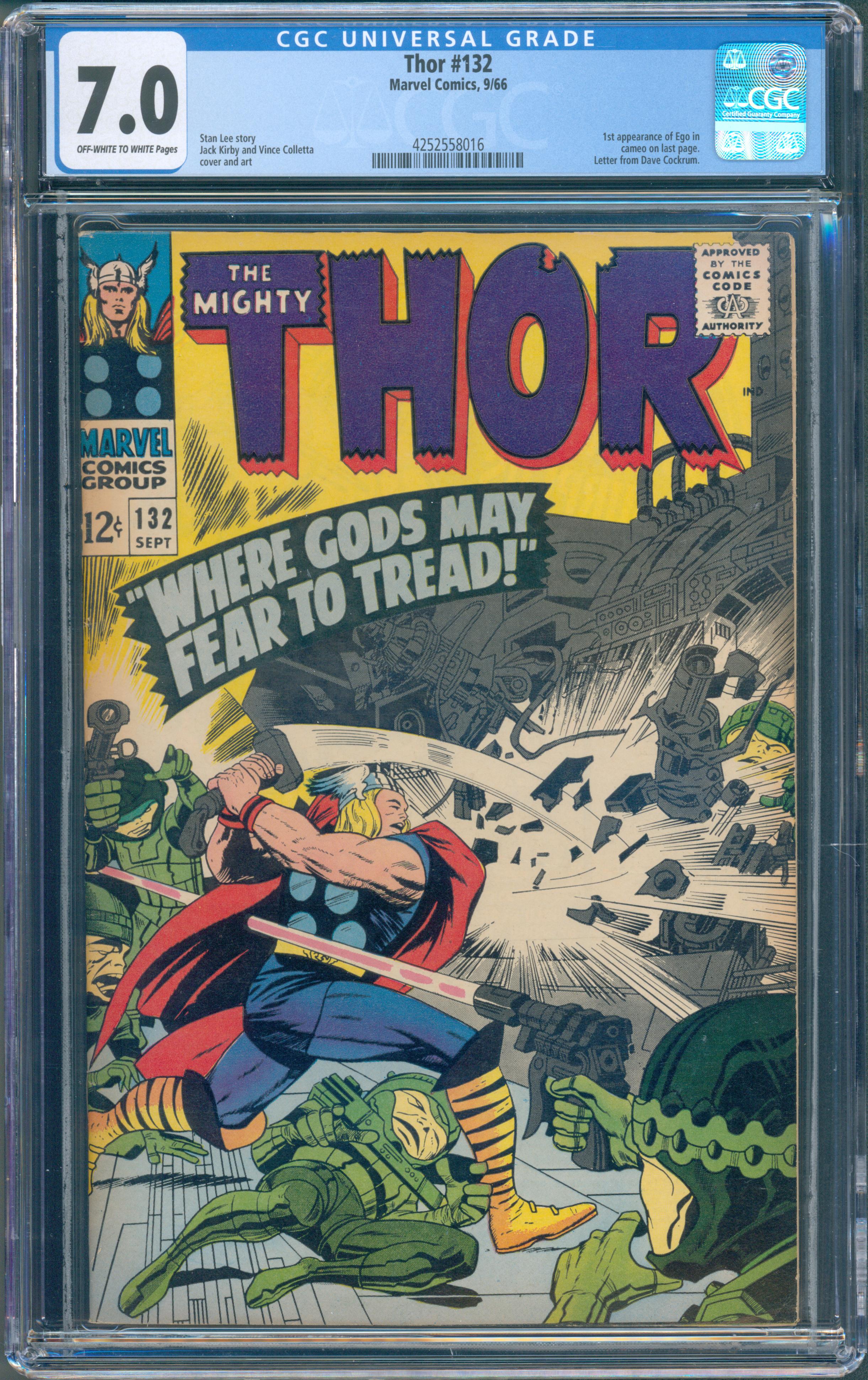 Thor #132 (Marvel, 1966) CGC 7.0 — KEY