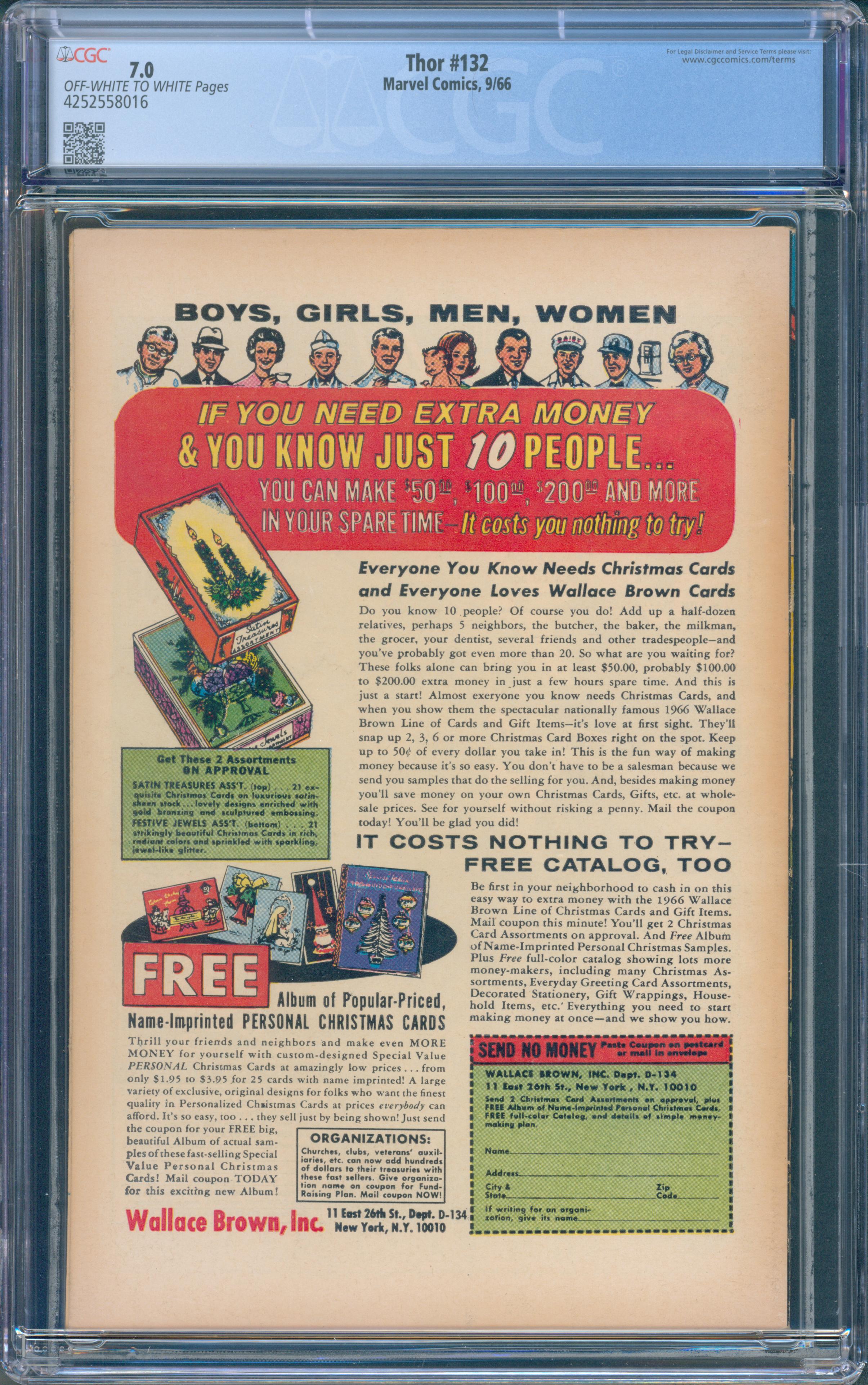 Thor #132 (Marvel, 1966) CGC 7.0 — KEY